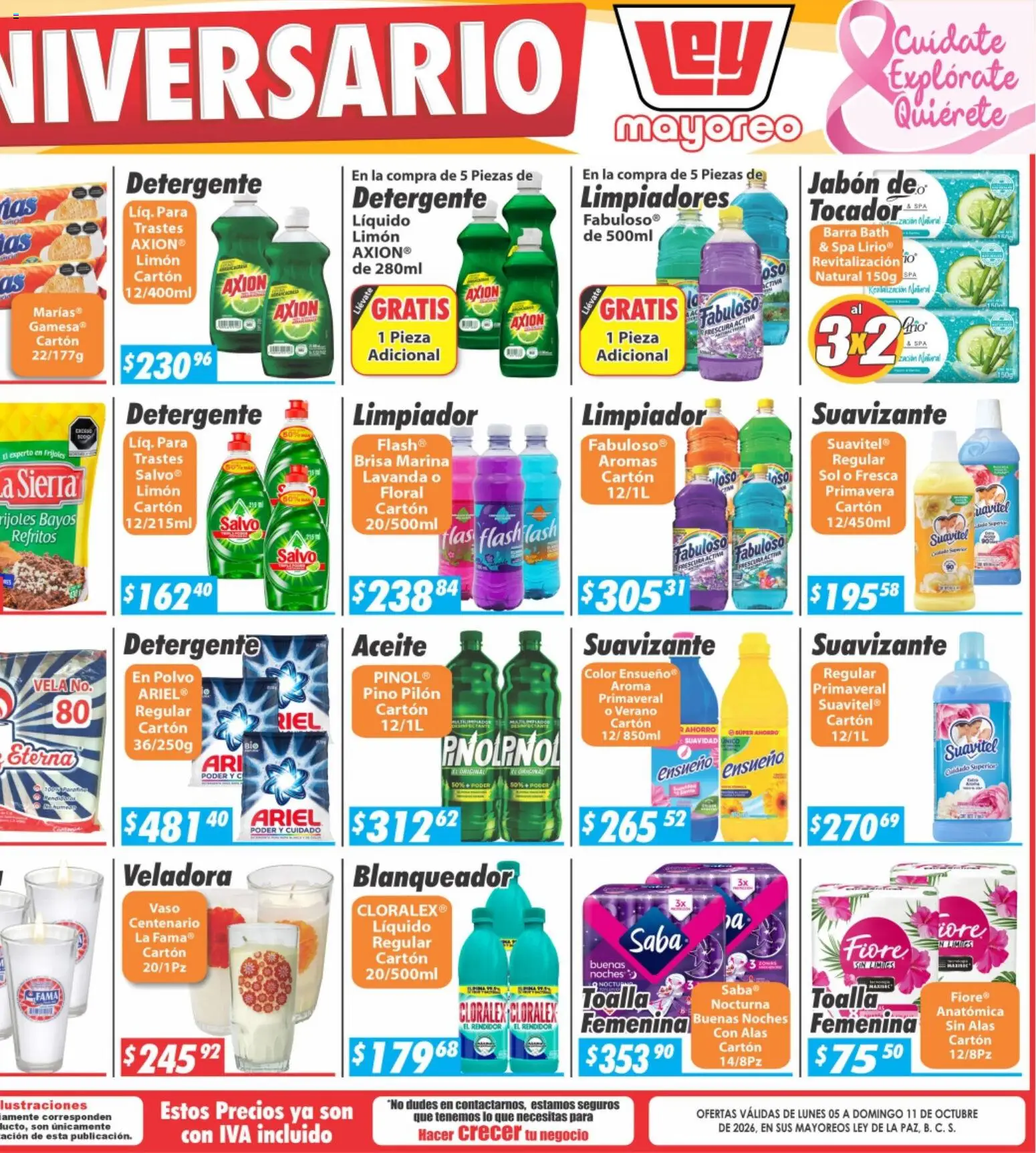 Nuevas ofertas de Casa Ley válidas en toda la República Mexicana desde el 05/10/2026. ¡Encuentra las mejores ofertas en Casa Ley folleto La Paz! | Página: 2