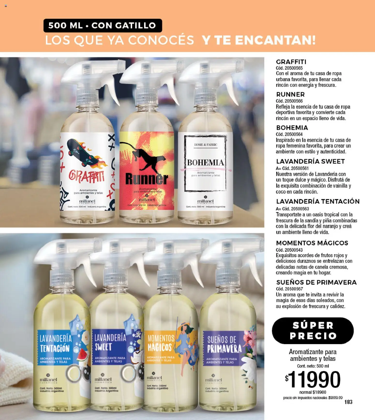 Millanel catálogo │ válido desde el 19/10/2026 | Página: 183