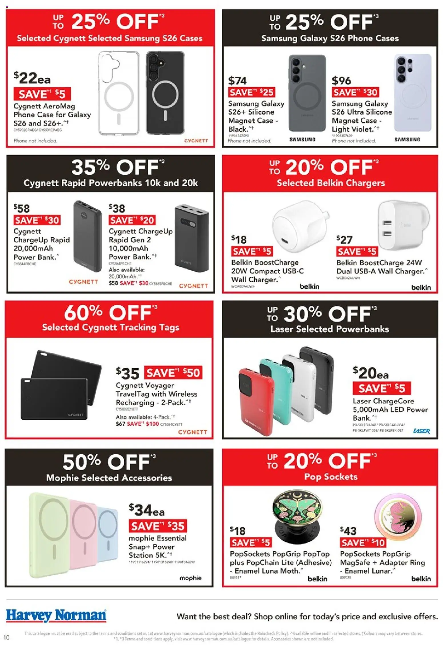 Harvey Norman catalogue - valid from 18/08/2026 | Page: 10 | Products: Charger, Light, Accessories, Adapter