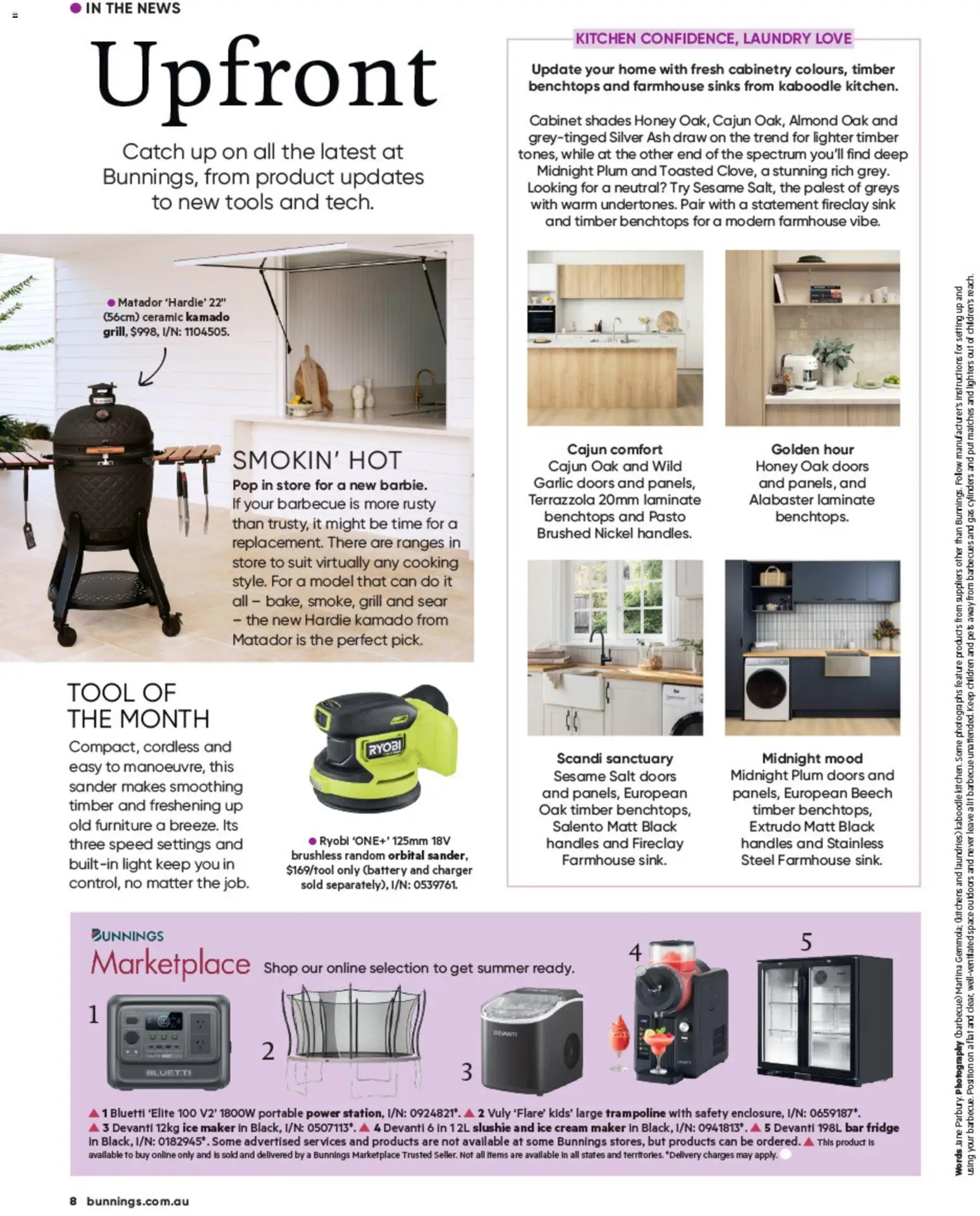 Bunnings Warehouse catalogue - valid from 01/10/2026 | Page: 8 | Products: Sink, Laundry, Fridge, Ryobi