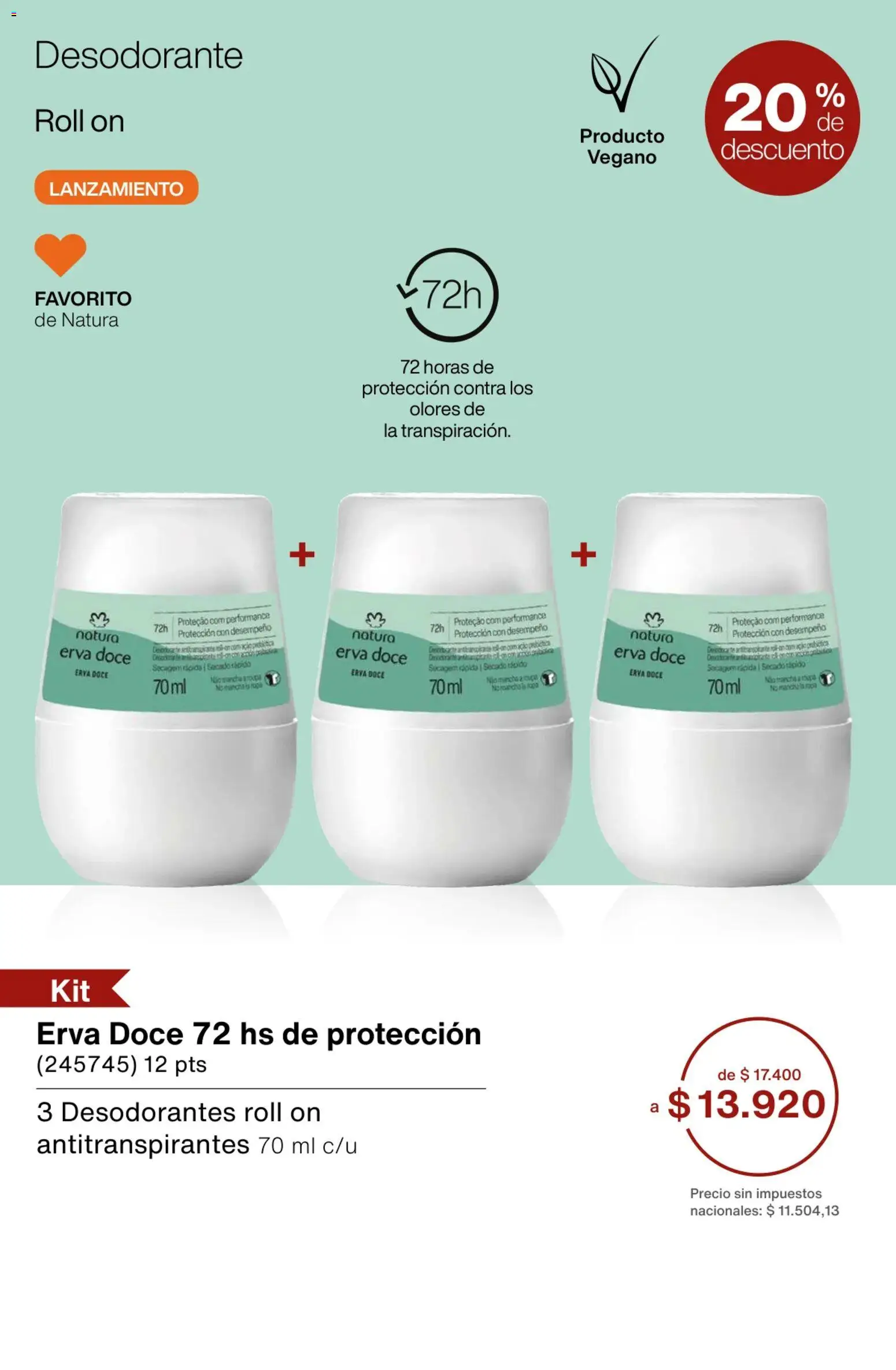 Catálogo Natura Ciclo 3 │ válido desde el 09/02/2026 | Página: 212 | Productos: Desodorante