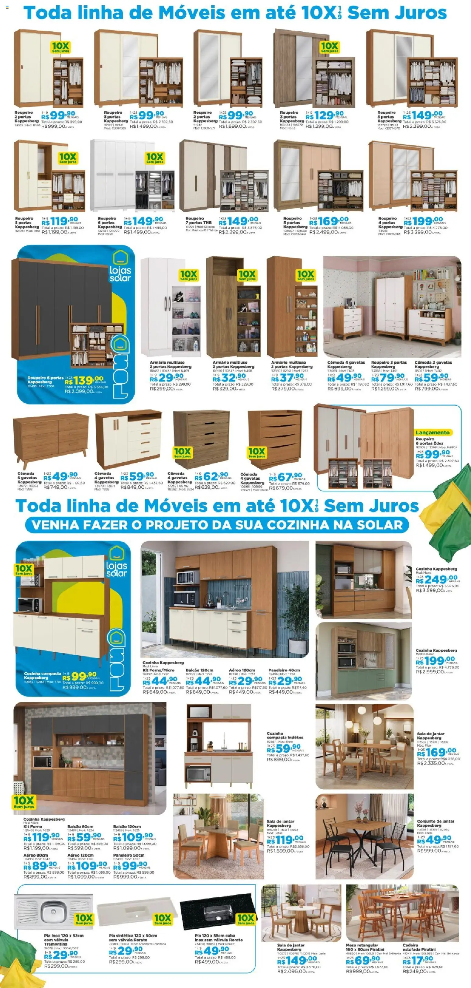 Lojas Solar Folheto - válido de 01.06.2026 | Página: 4 | Produtos: Mesa, Cadeira, Cuba, Armário