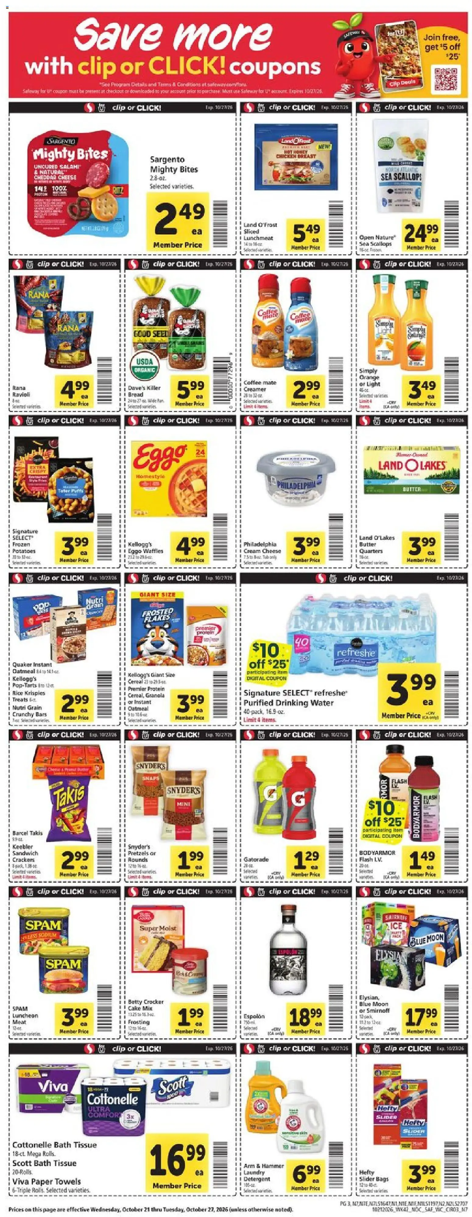 Safeway Weekly Ad - valid from 10/21/2026 | Page: 3