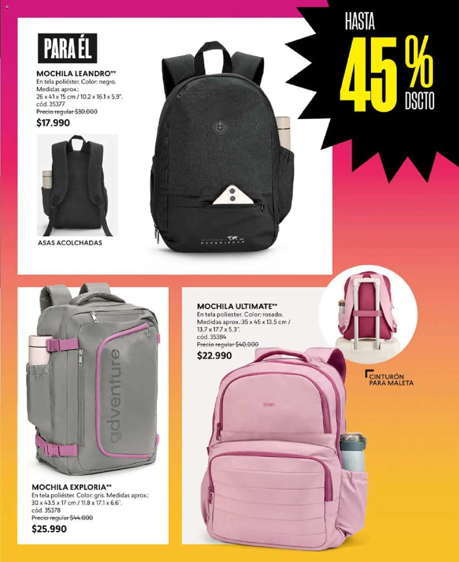 Catálogo CyZone Campaña 9 │ válido desde el 17.05.2026 | Página: 87 | Productos: Mochila, Maleta, Cinturón