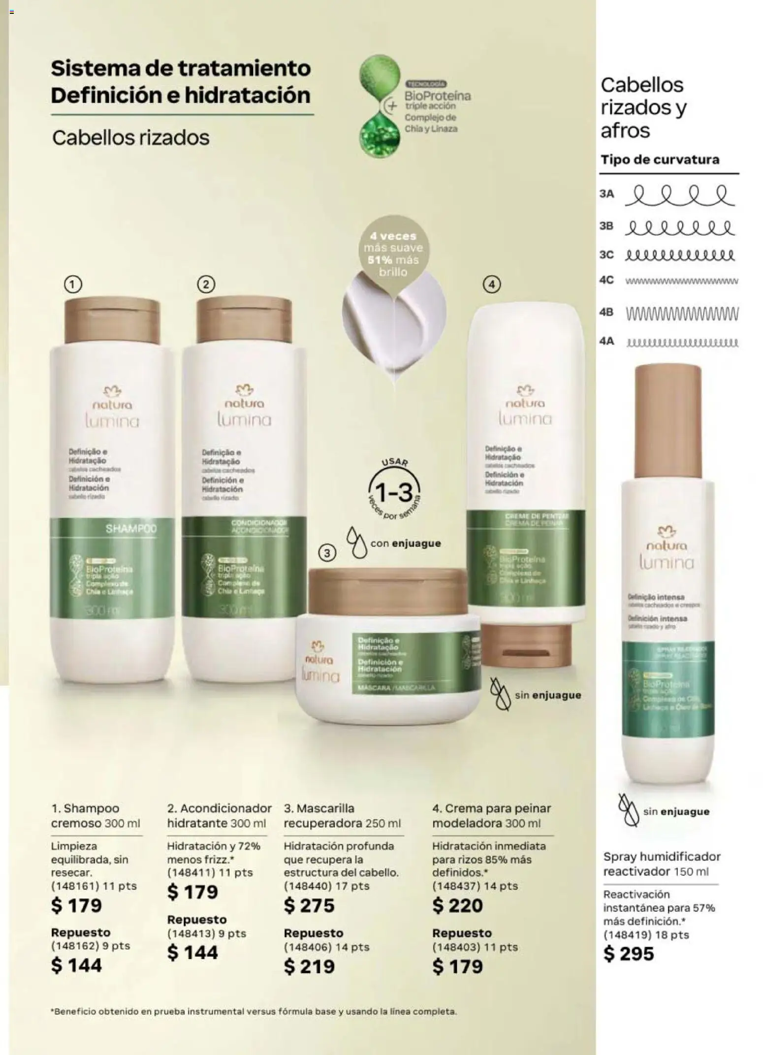 Nuevas ofertas de Natura válidas en toda la República Mexicana desde el 20/02/2026. ¡Encuentra las mejores ofertas en Natura campaña 4 2026! | Página: 125 | Productos: Máscara, Shampoo, Humidificador, Acondicionador
