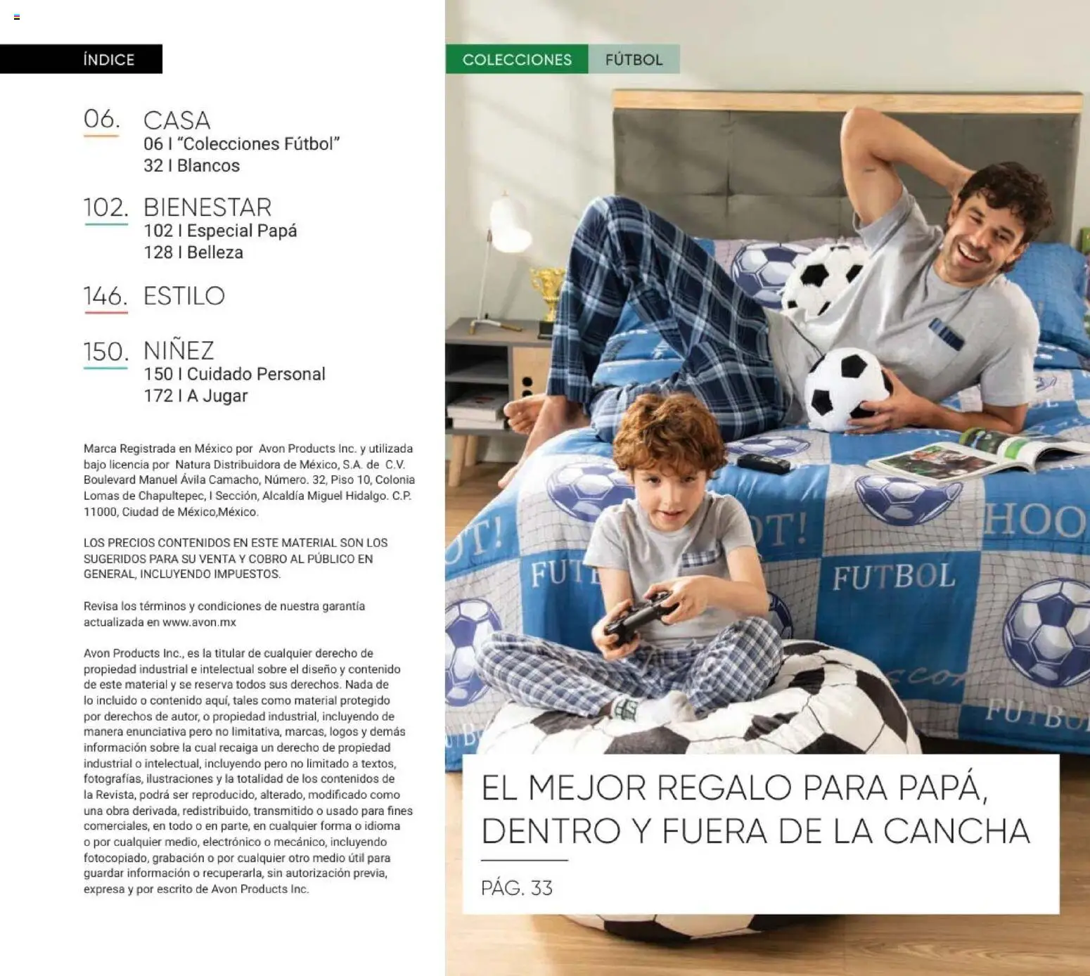 Nuevas ofertas de AVON válidas en toda la República Mexicana desde el 08.05.2026. ¡Encuentra las mejores ofertas en AVON Casa & Estilo 8 2026! | Página: 4 | Productos: Papa, Sobre