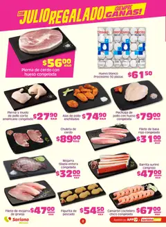 Vista previa de Soriana Fin de Semana Mercado: Son y Sin, nuevo folleto de la tienda, válido en México a partir del 10/07/2026 | Página: 2 | Productos: Pollo, Huevo, Cerdo