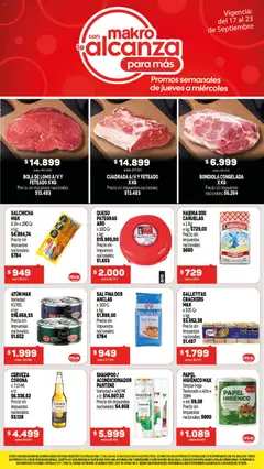 Vista previa Makro Ofertas válido desde el 17/09/2026