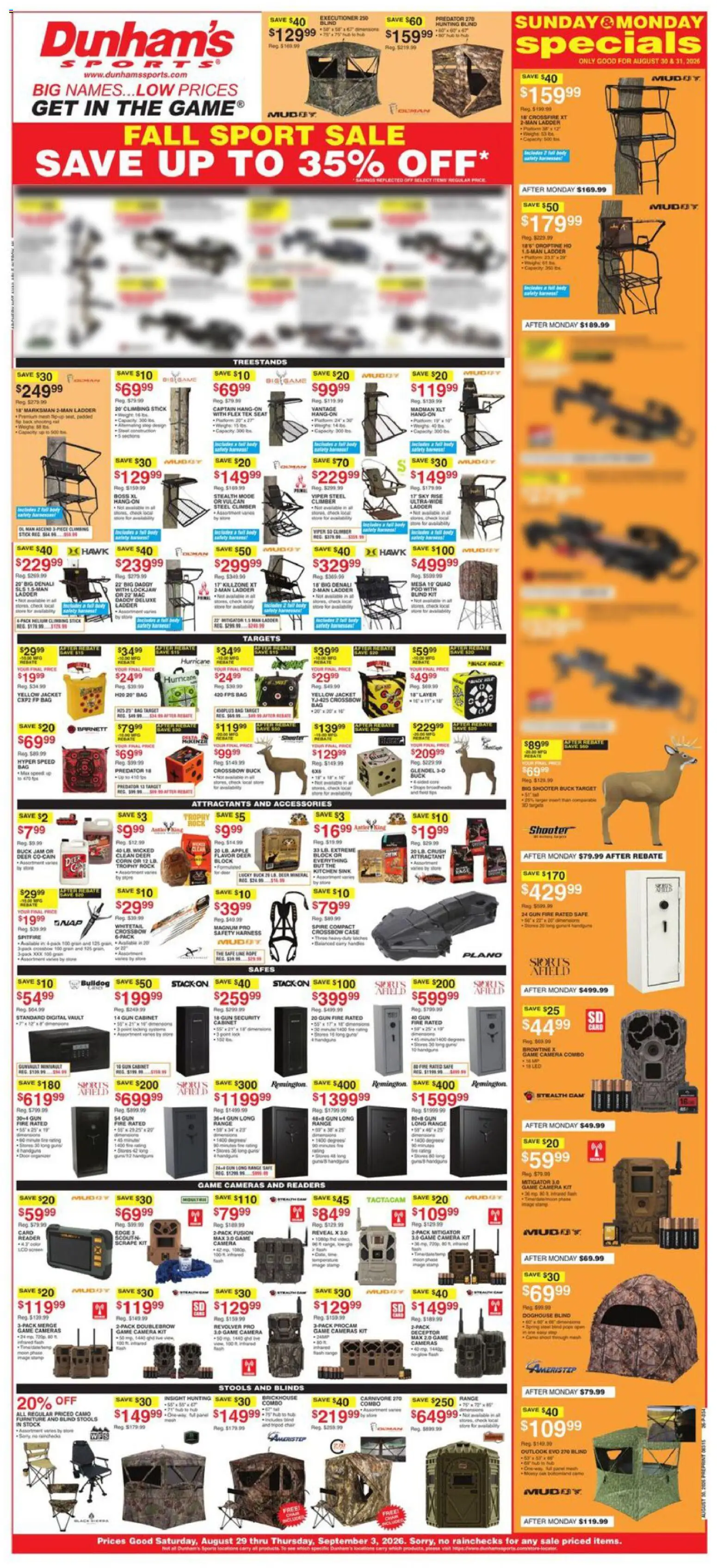 Dunham's Sports Weekly Ad - valid from 08/28/2026 | Page: 1