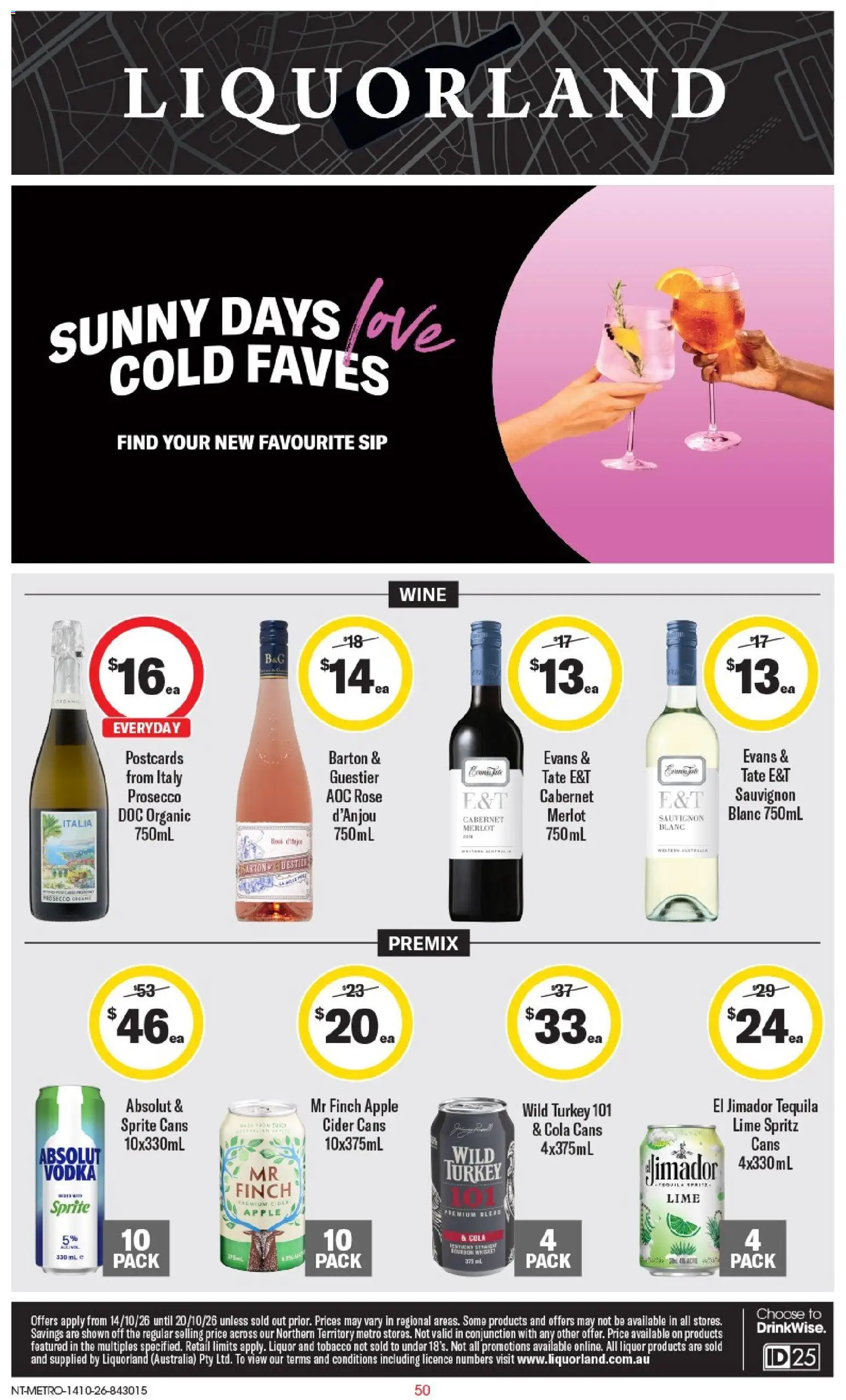 Liquorland catalogue - valid from 14/10/2026 | Page: 1