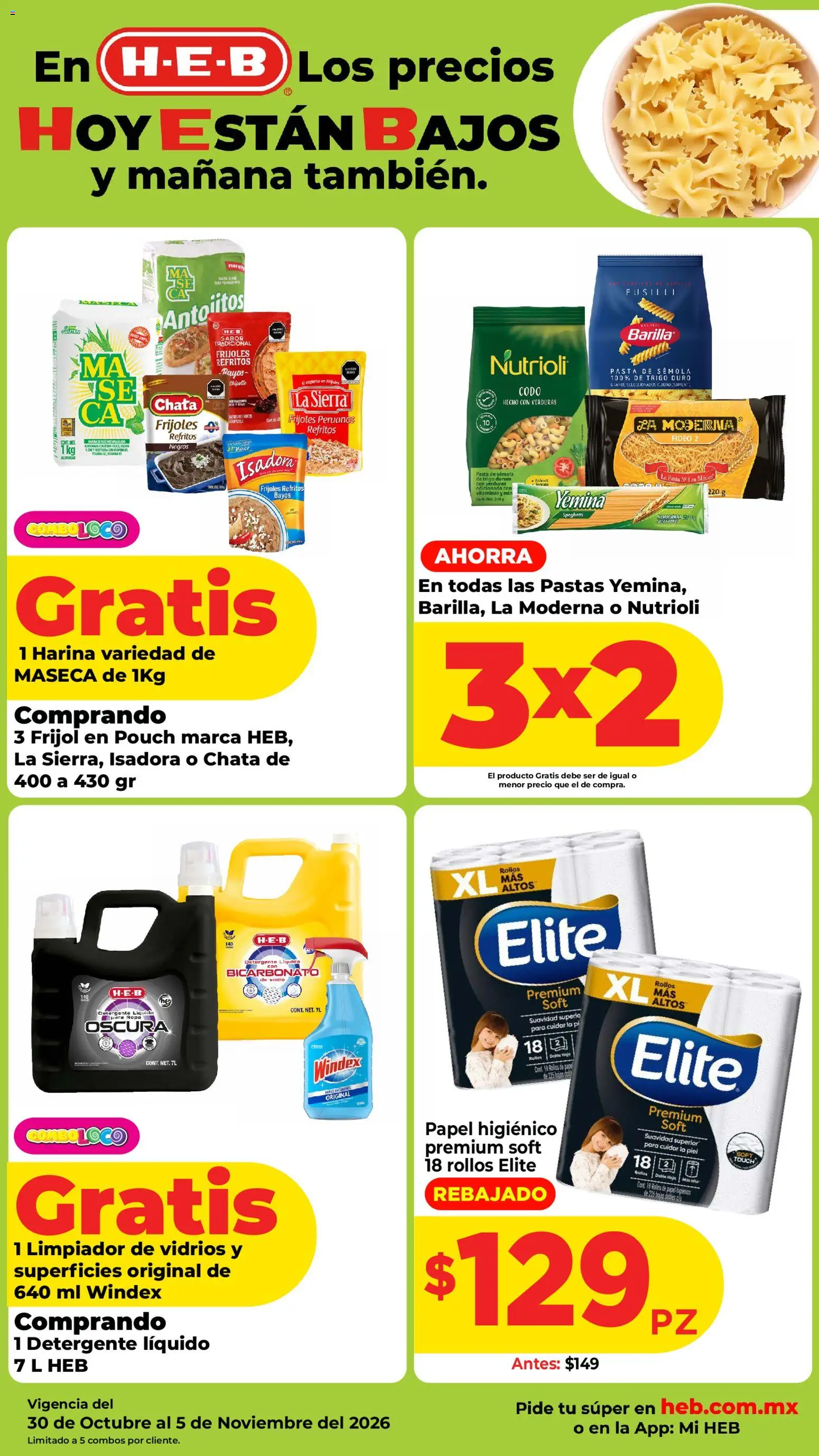 Nuevas ofertas de H-E-B válidas en toda la República Mexicana desde el 30/10/2026. ¡Encuentra las mejores ofertas en H-E-B folleto! | Página: 11