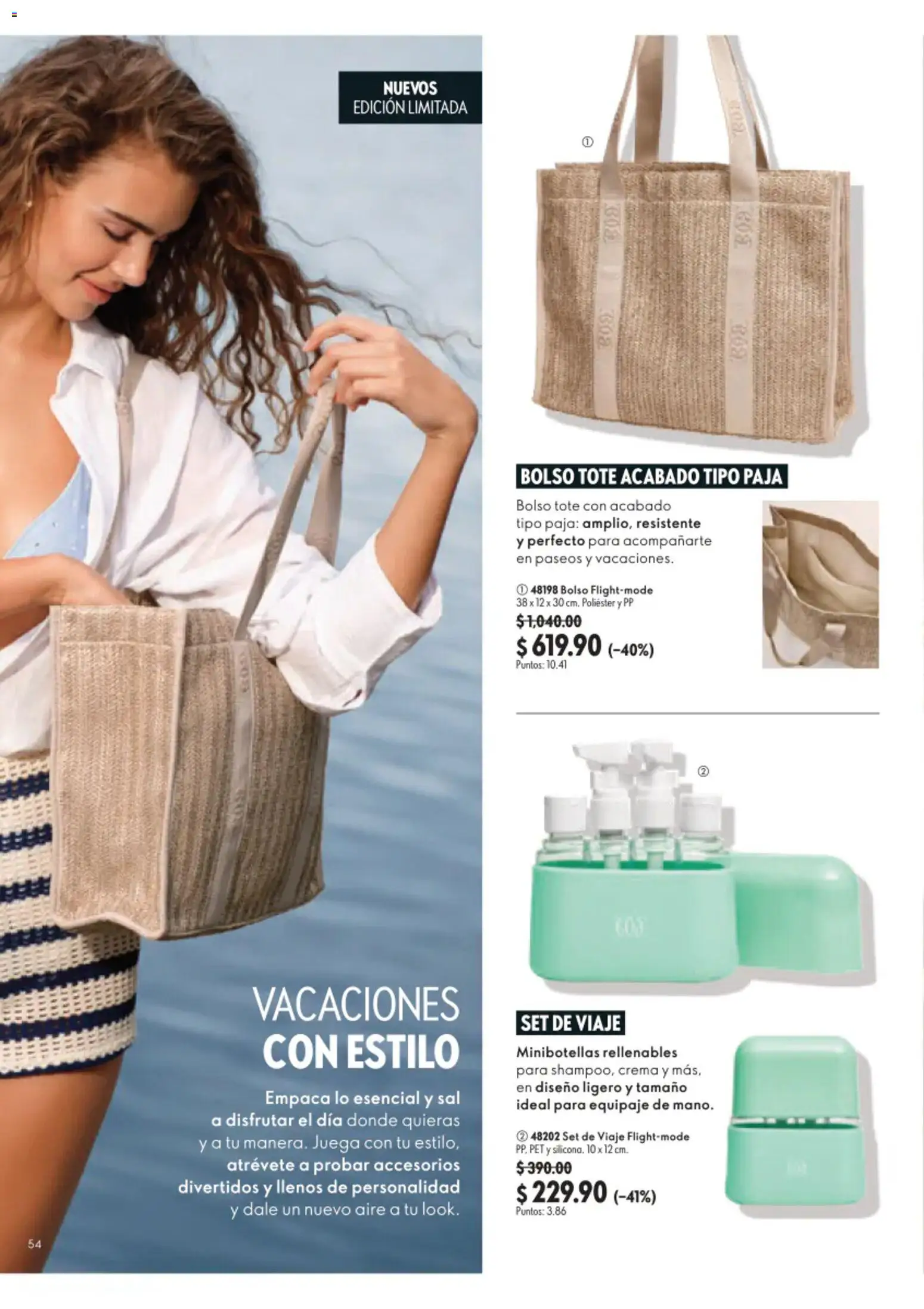 Nuevas ofertas de Oriflame válidas en toda la República Mexicana desde el 22/08/2026. ¡Encuentra las mejores ofertas en Oriflame campaña 12 2026! | Página: 54 | Productos: Sal, Crema, Bolso