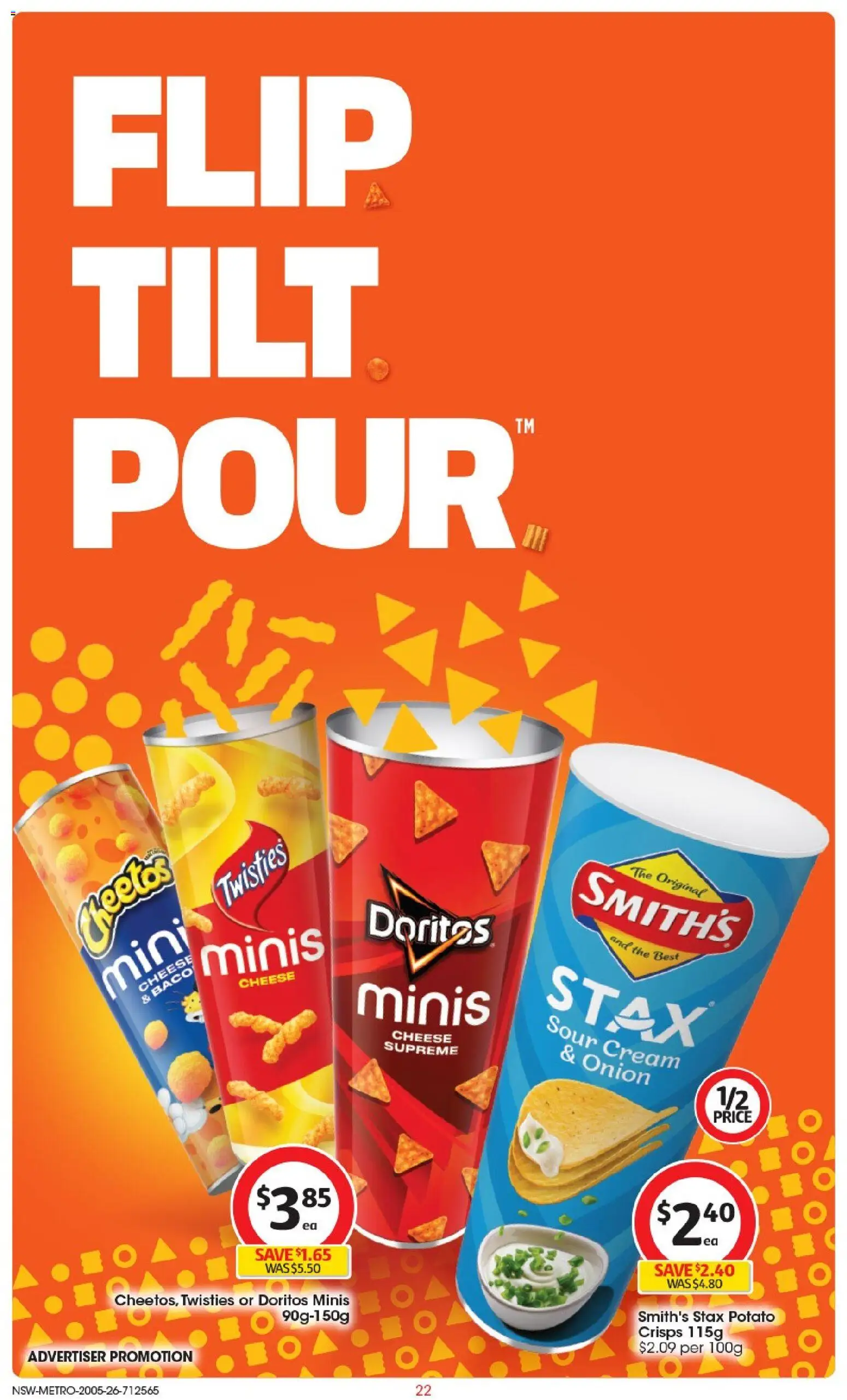 Coles catalogue - valid from 19.05.2026 | Page: 22 | Products: Cheese, Sour cream, Cream