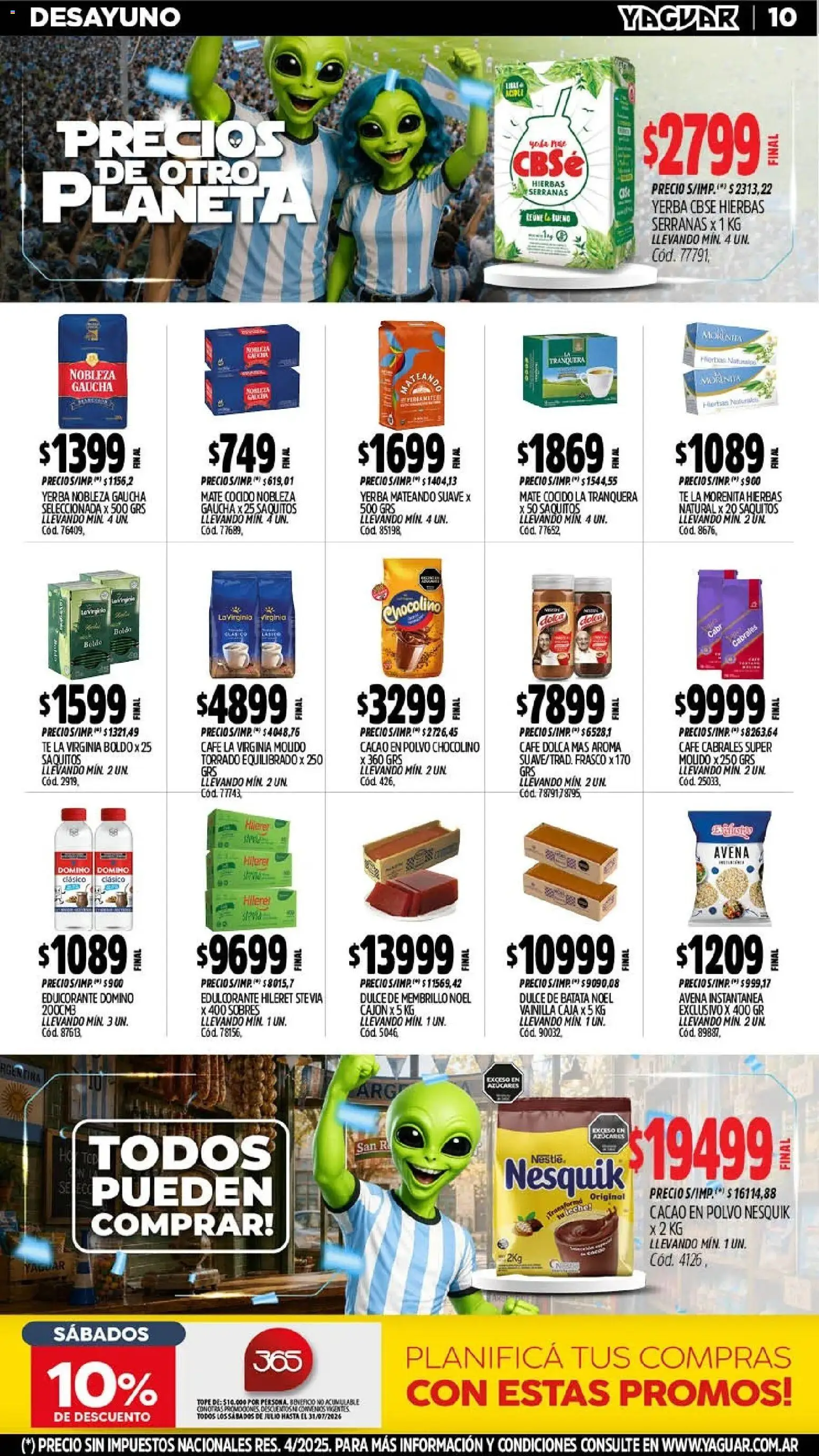 Yaguar - Oferta Semanal Parque Chacabuco │ válido desde el 13/07/2026 | Página: 11 | Productos: Mate, Yerba, Polvo, Mate cocido