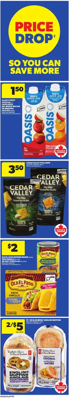 Preview of Atlantic Superstore weekly flyer / circulaire from shop Atlantic Superstore valid from Jun 25, 2026 | Page: 6 | Products: Tea, Chips, Oil, Juice