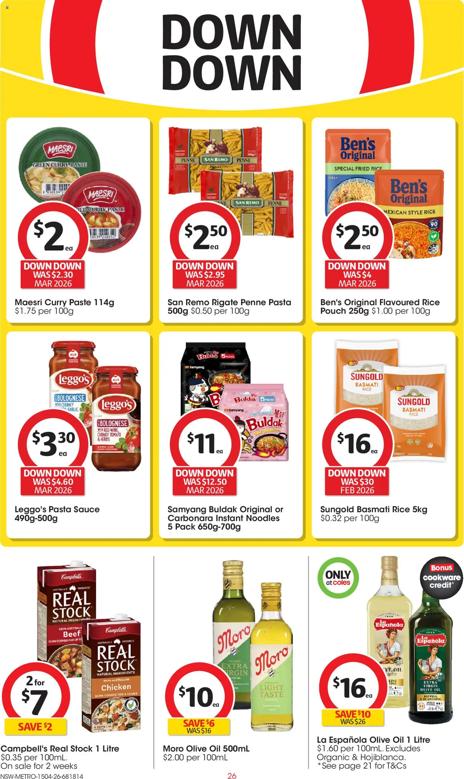Coles catalogue - valid from 15.04.2026 | Page: 26 | Products: Light, Beef, Cookware, Garlic