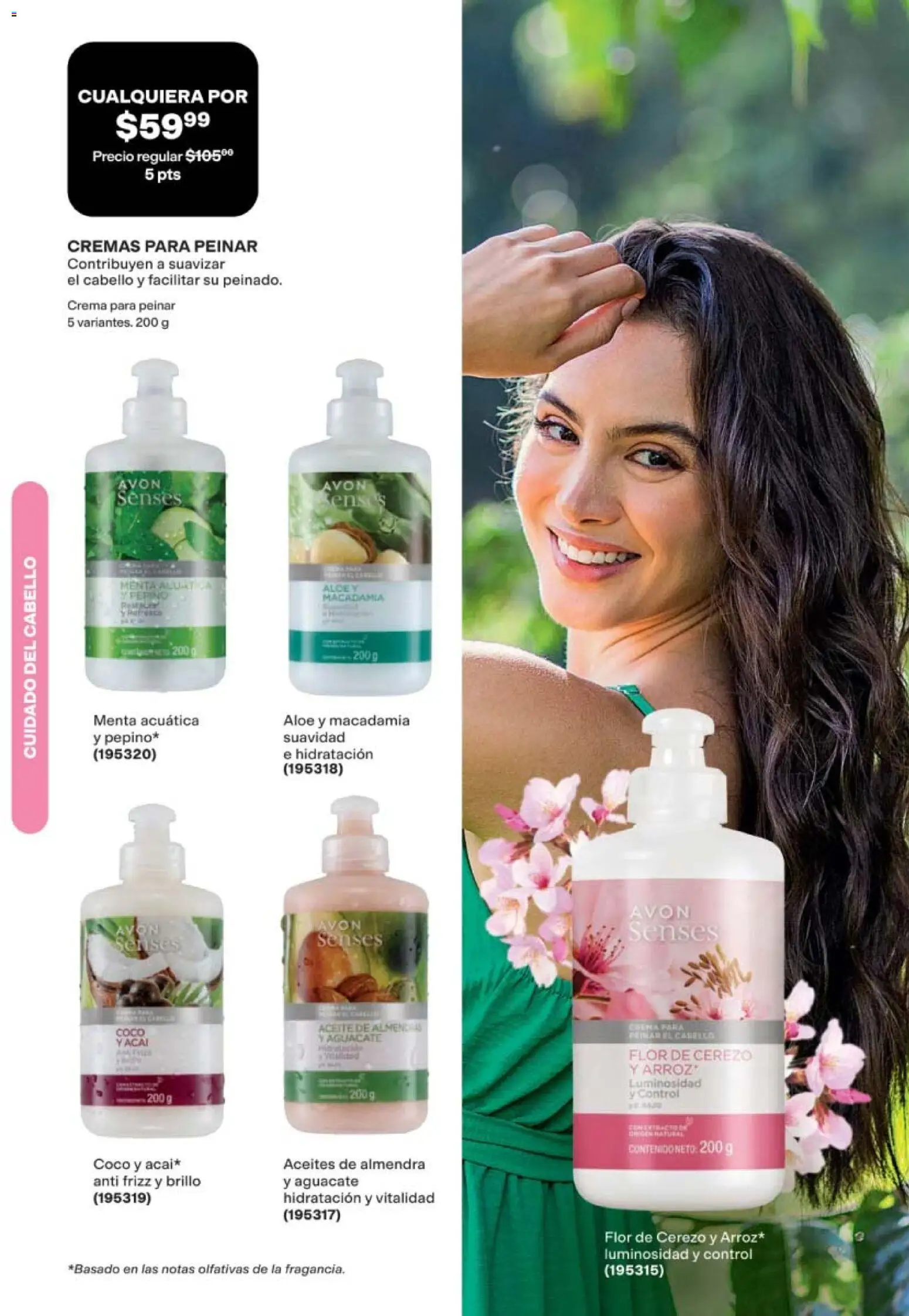 Nuevas ofertas de AVON válidas en toda la República Mexicana desde el 24.04.2026. ¡Encuentra las mejores ofertas en AVON campaña 7 2026! | Página: 184 | Productos: Crema, Brillo, Aceite, Almendra