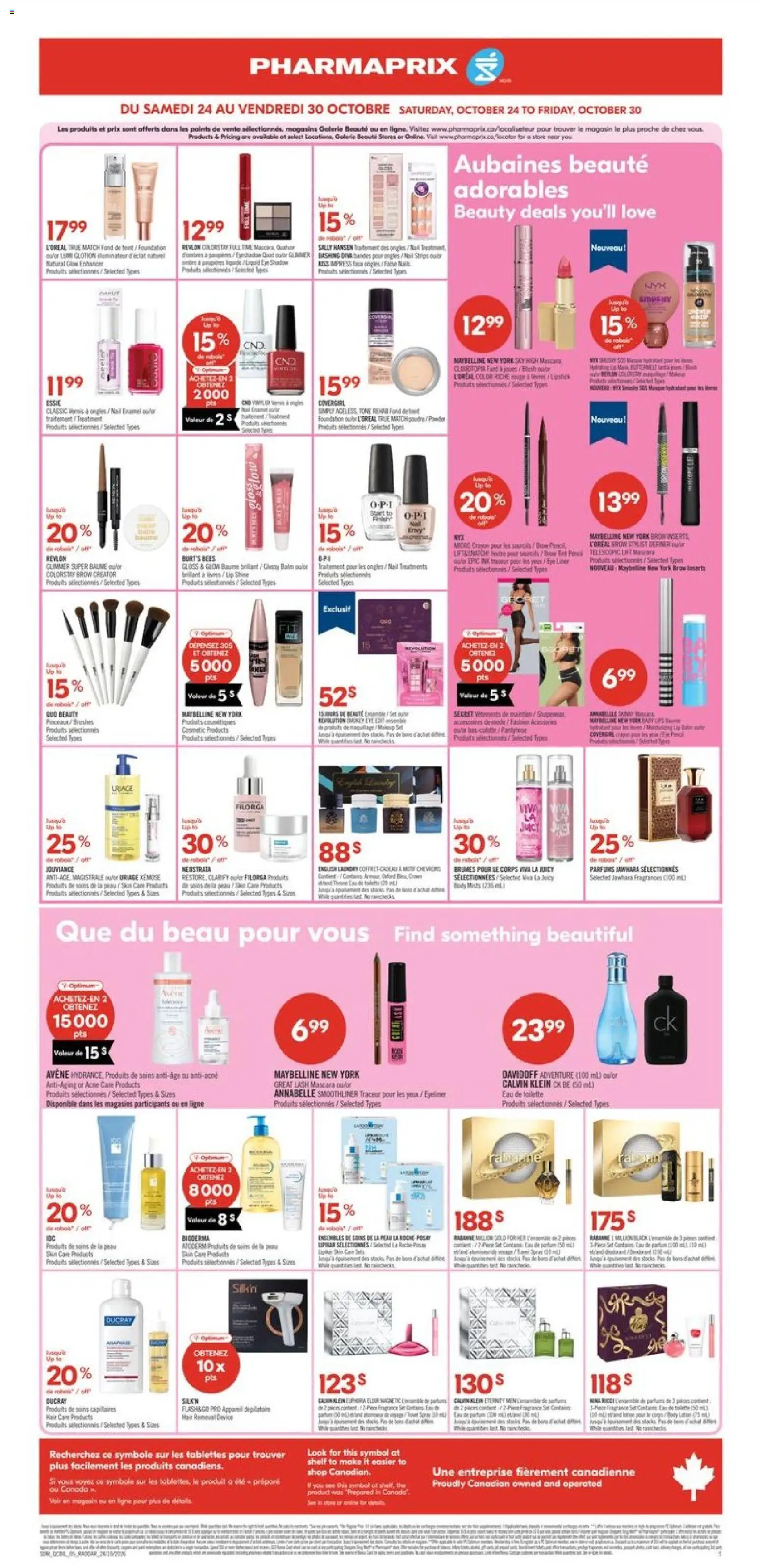 Pharmaprix flyer valid from Oct 24, 2026 | Page: 8