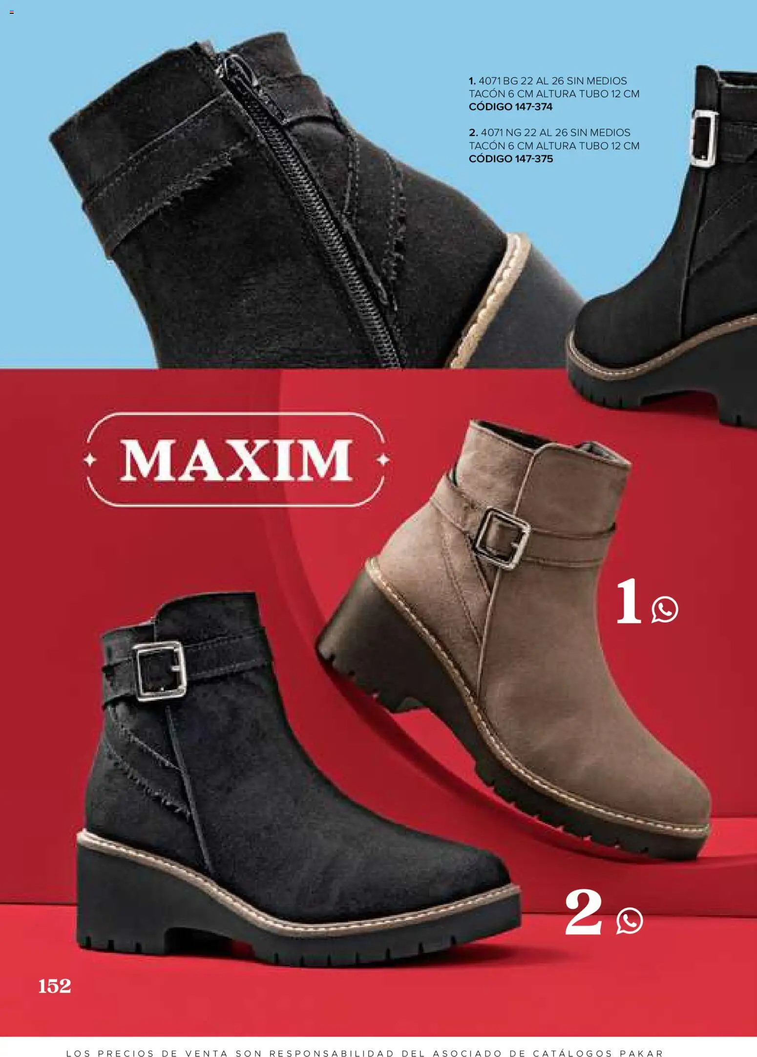 Nuevas ofertas de SC Pakar válidas en toda la República Mexicana desde el 31/07/2026. ¡Encuentra las mejores ofertas en SC Pakar catálogo Bota! | Página: 152