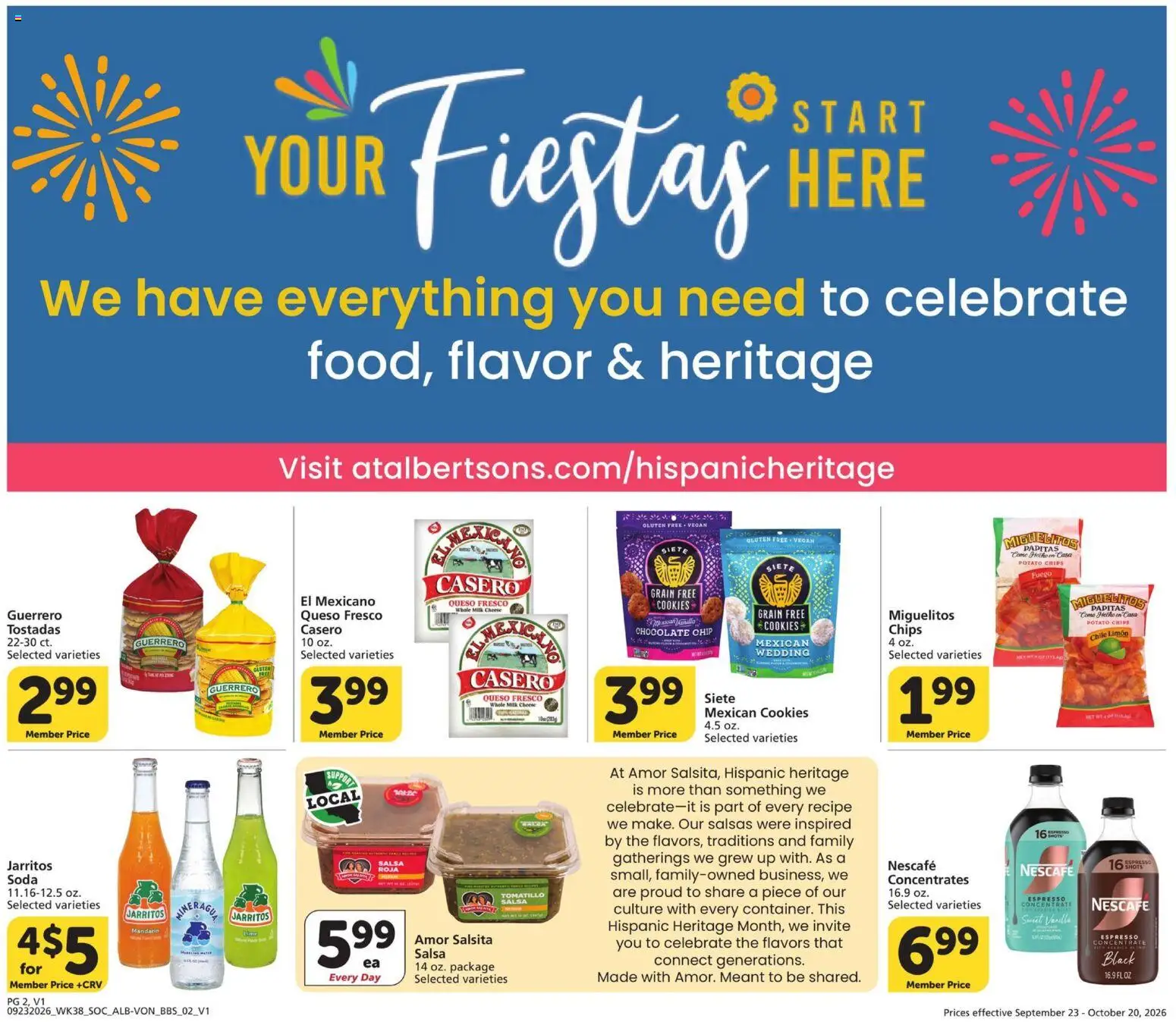 Vons Big Book of Savings - valid from 09/23/2026 | Page: 2 | Products: Potato chips, Milk, Chocolate, Chocolate Chip