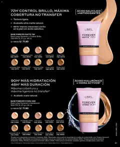 Vista previa de folleto L'Bel - Campaňa 6 de la L'Bel válido desde 04.04.2026 | Página: 91 | Productos: Maquillaje