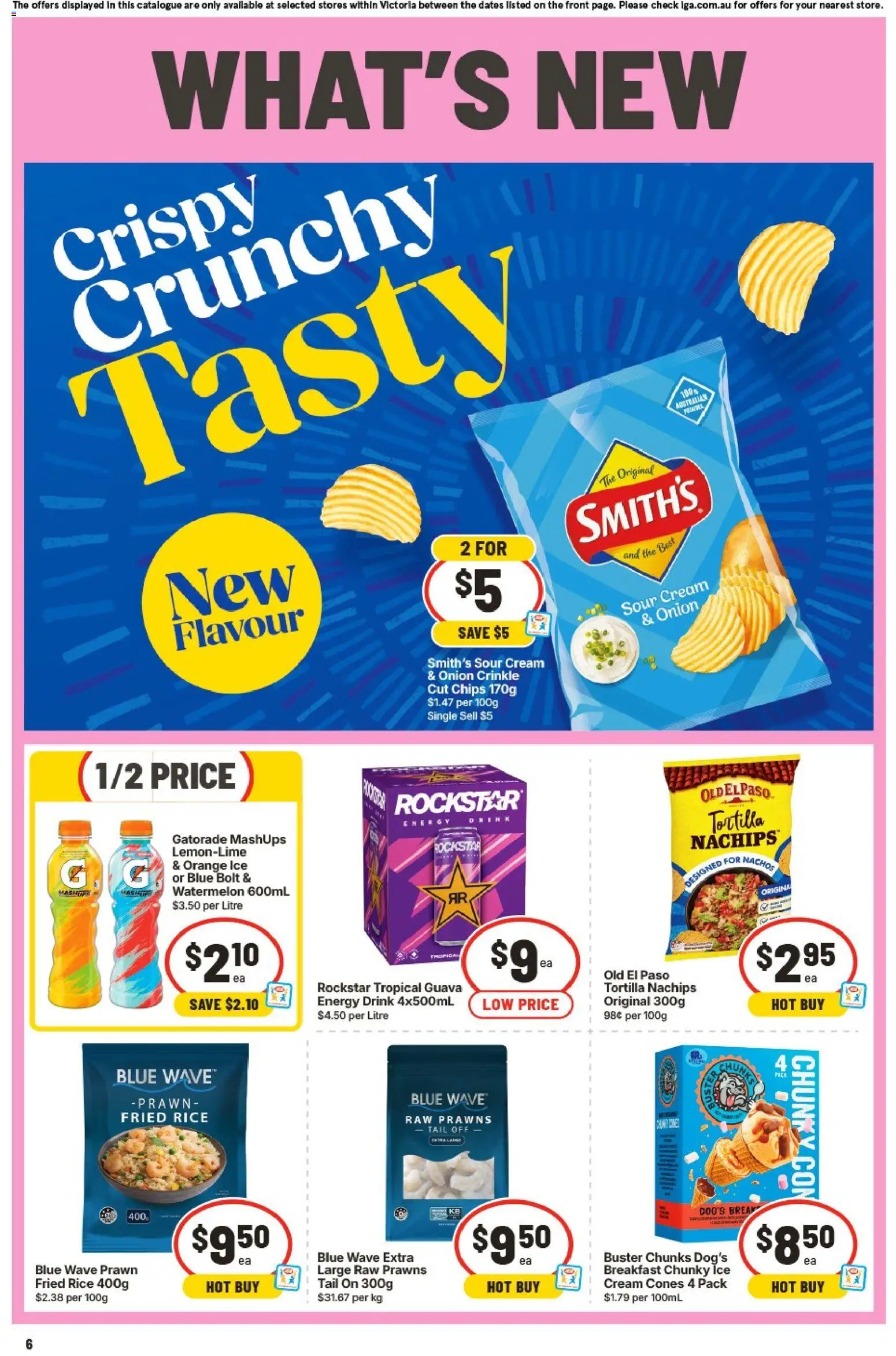 IGA catalogue - valid from 16/09/2026 | Page: 7 | Products: Rice, Prawns, Cream, Watermelon