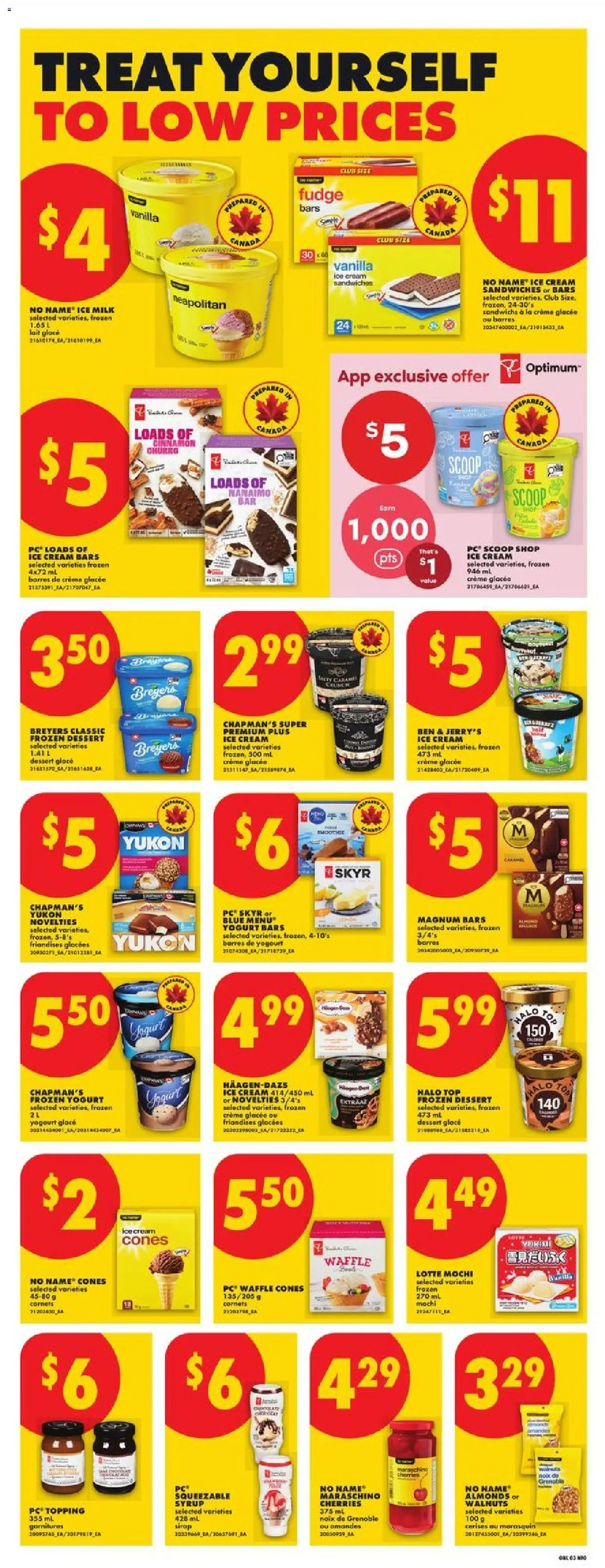 No Frills flyer valid from 14.05.2026 | Page: 8 | Products: Cream, PC, Milk, Yogurt