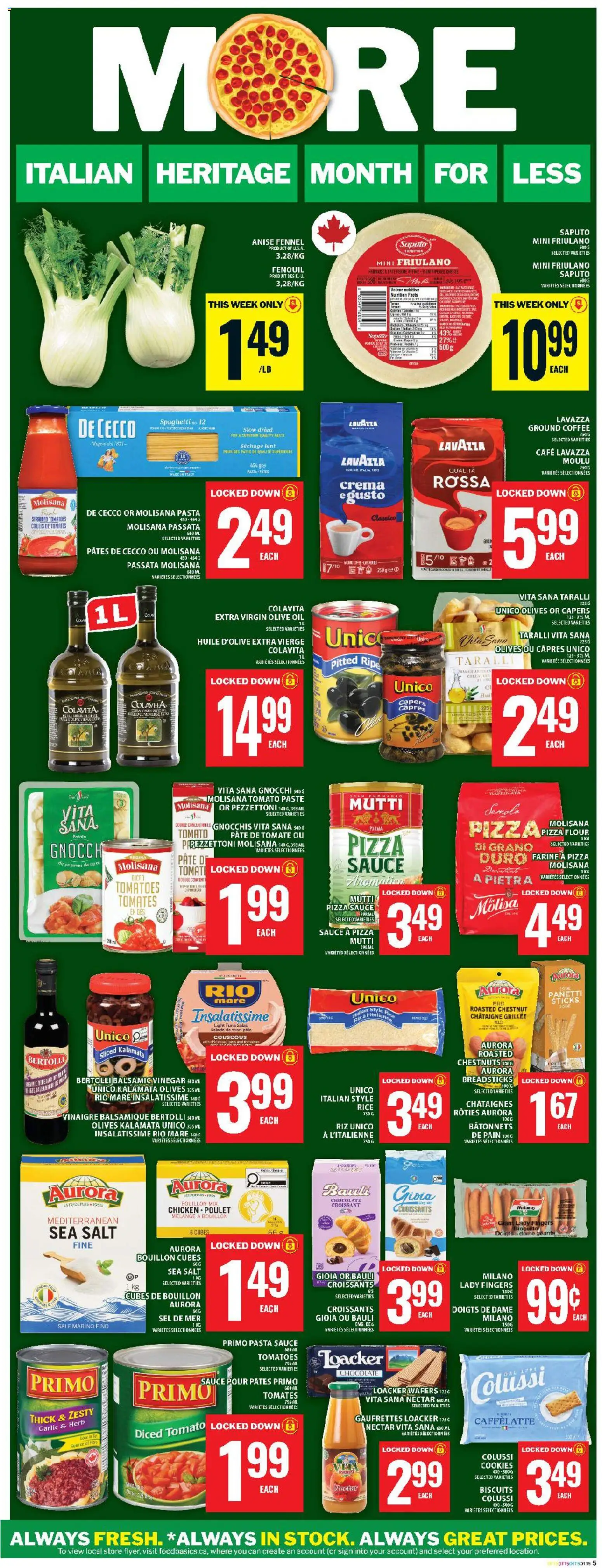 Food Basics flyer valid from 11.06.2026 | Page: 17 | Products: Pasta, Cookies, Cheese, Coffee