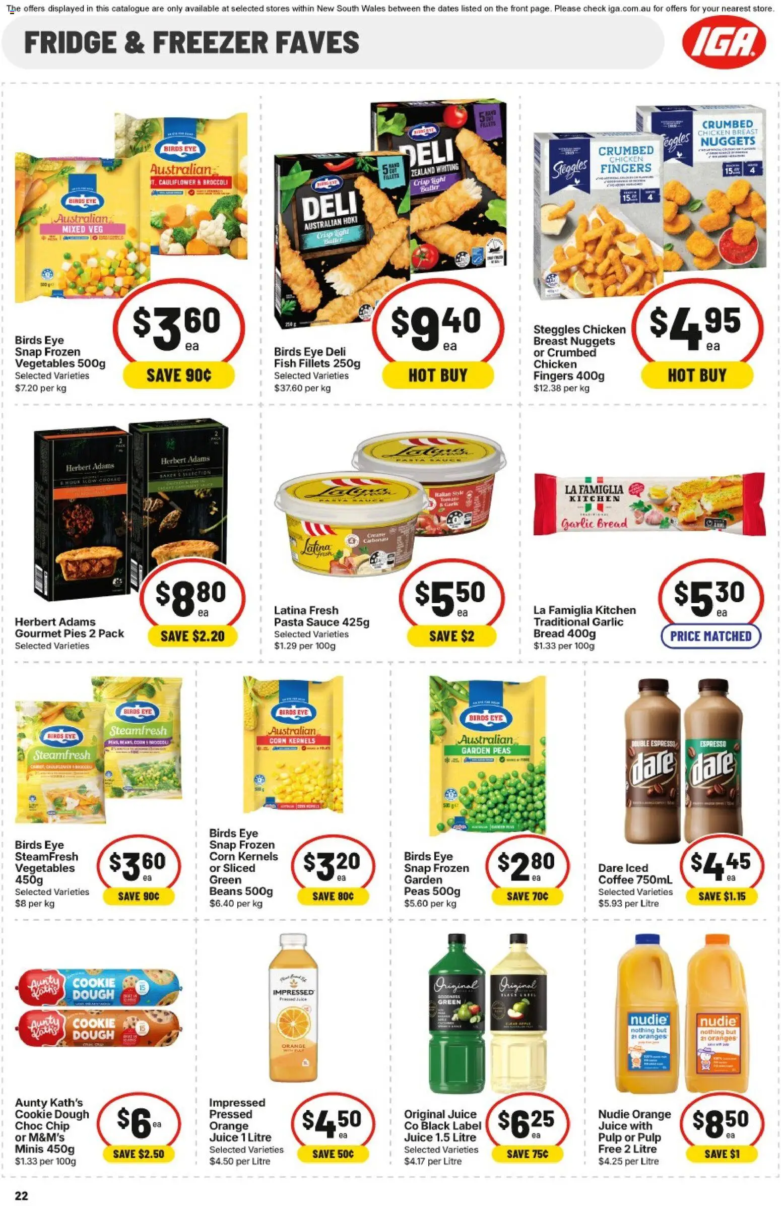 IGA catalogue - valid from 07/10/2026 | Page: 22