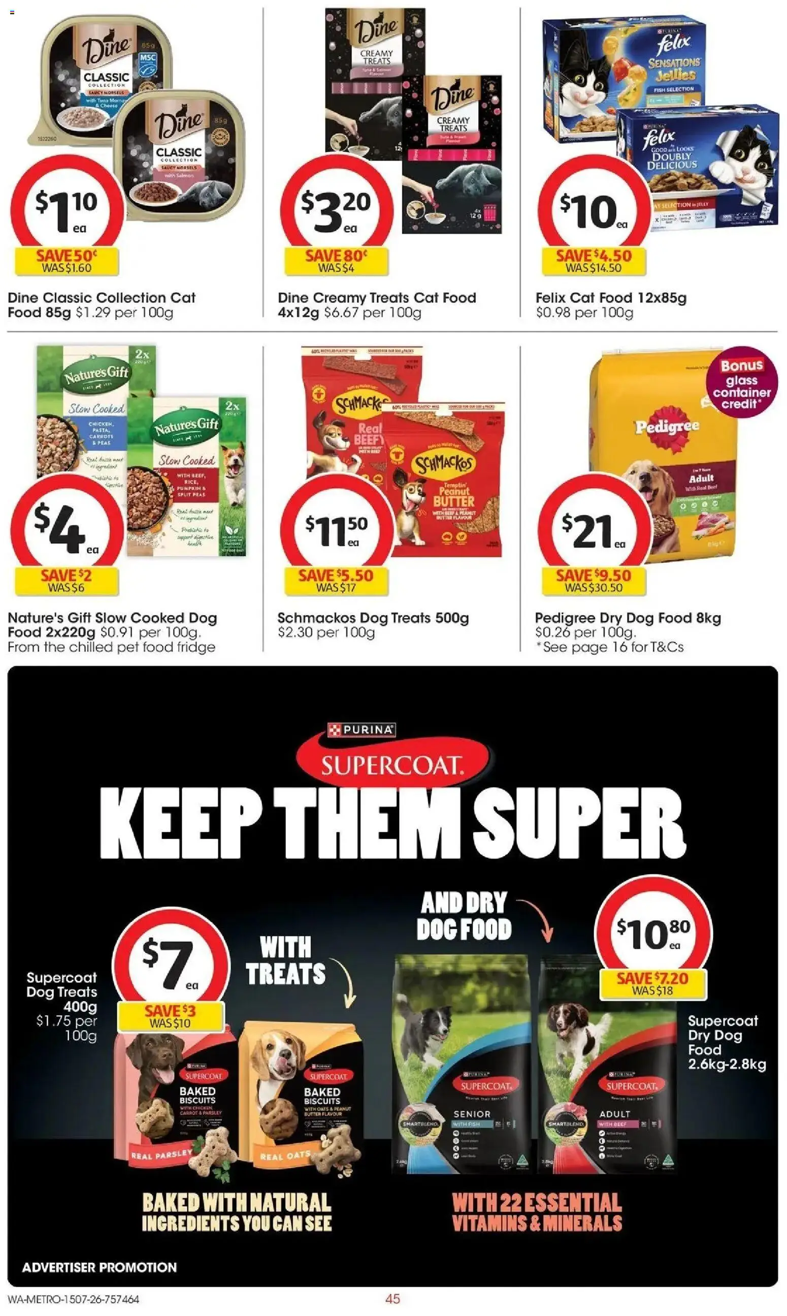 Coles catalogue - valid from 15/07/2026 | Page: 45 | Products: Butter, Fish, Tuna, Fridge
