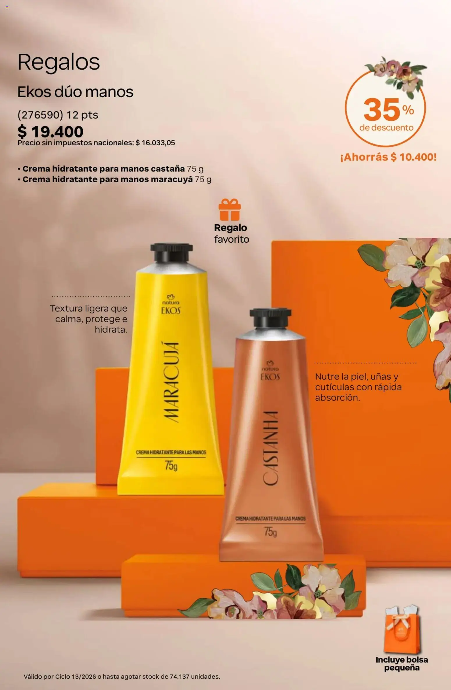 Catálogo Natura Ciclo 13 │ válido desde el 02/09/2026 | Página: 31 | Productos: Bolsa, Crema