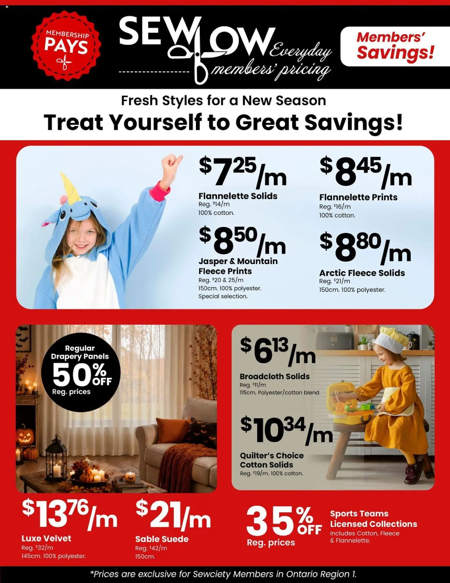 Fabricland flyer valid from Oct 1, 2026 | Page: 2