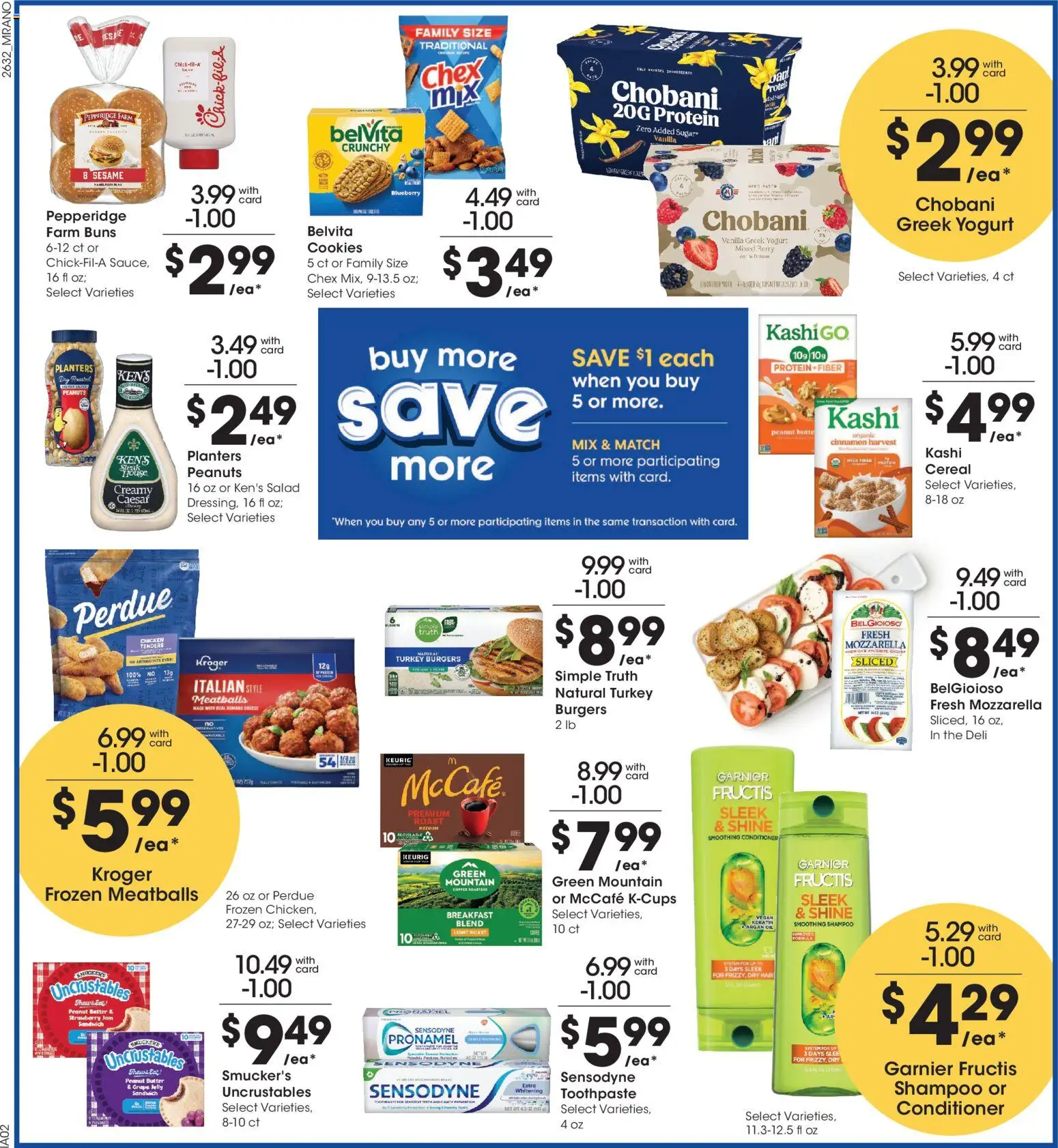 Mariano's Weekly Ad - valid from 09/09/2026 | Page: 7 | Products: Chicken, Yogurt, Peanuts, Mozzarella