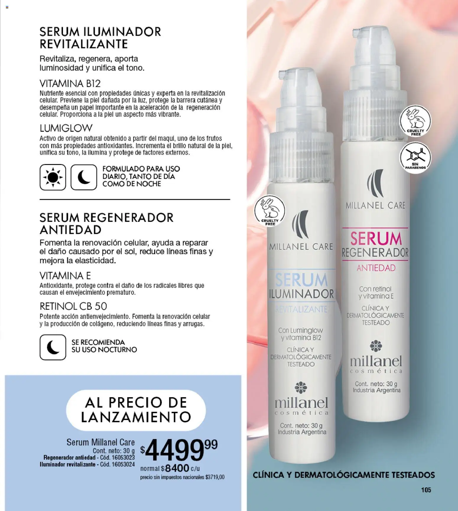 Millanel - Catálogo │ válido desde el 25.05.2026 | Página: 129 | Productos: Iluminador, Serum, Brillo