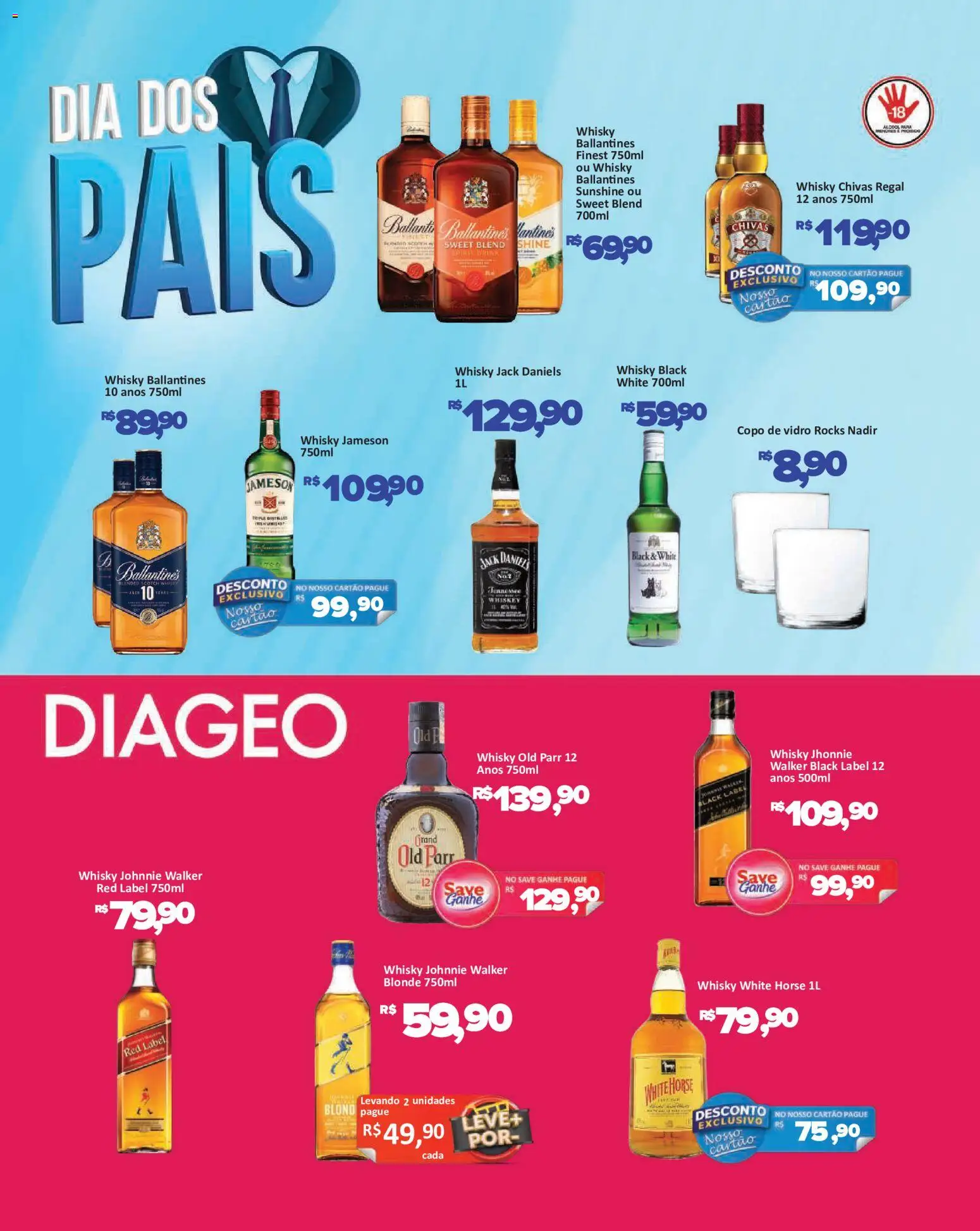Savegnago Folheto - válido de 23/07/2026 | Página: 4 | Produtos: Whisky