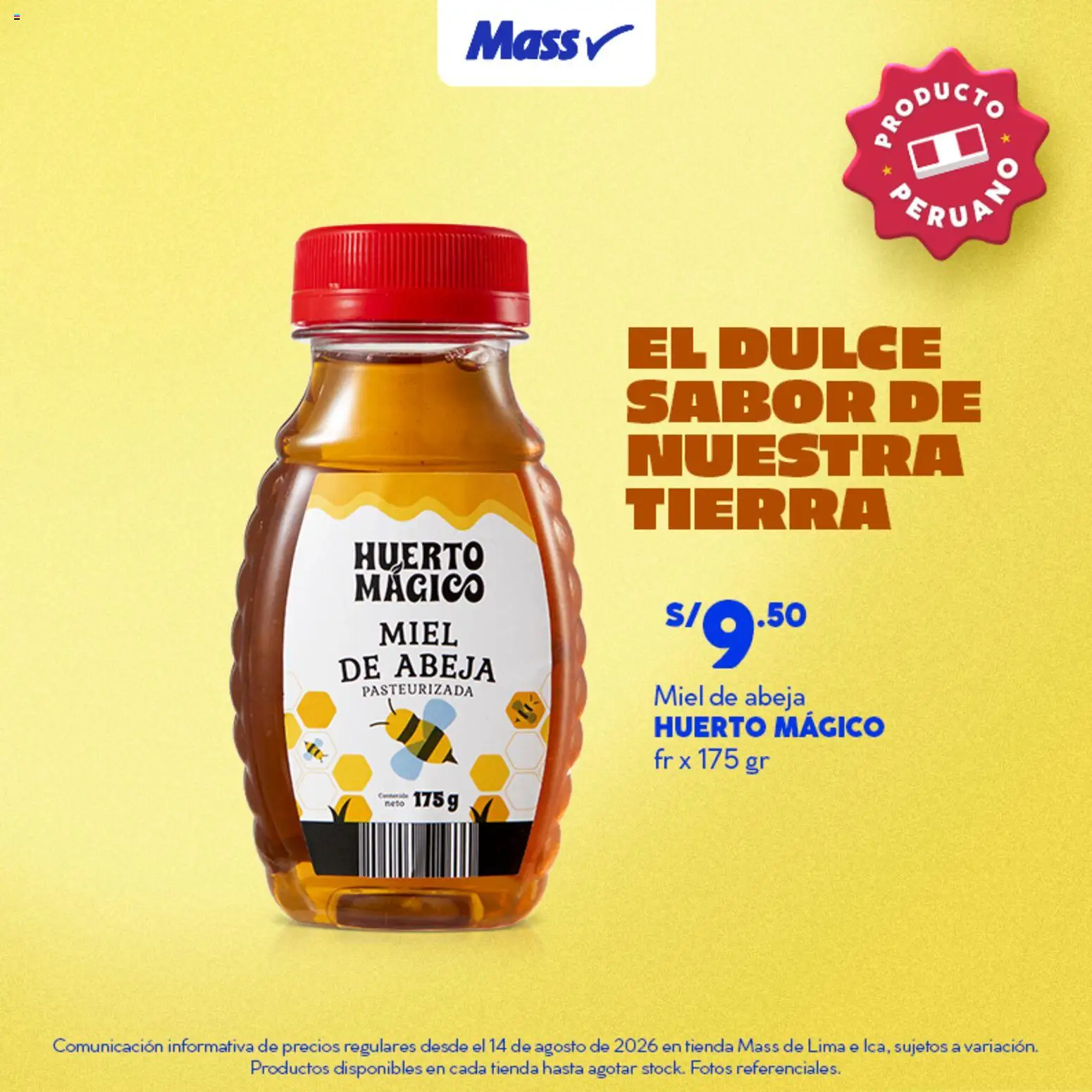 Catálogo Mass válido desde 14/08/2026 | Página: 5 | Productos: Tierra, Lima