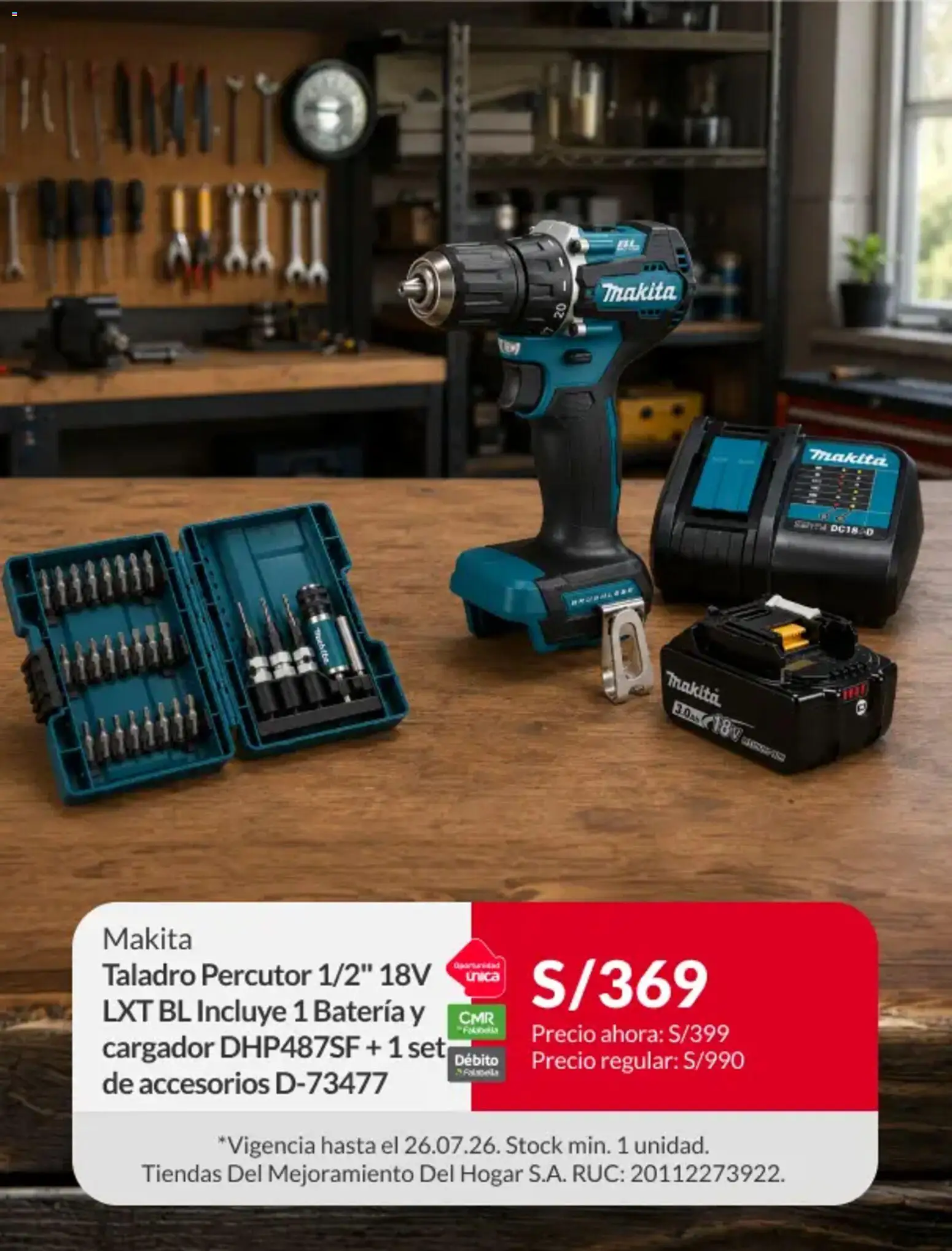 Catálogo Sodimac válido desde 20/07/2026 | Página: 7 | Productos: Batería
