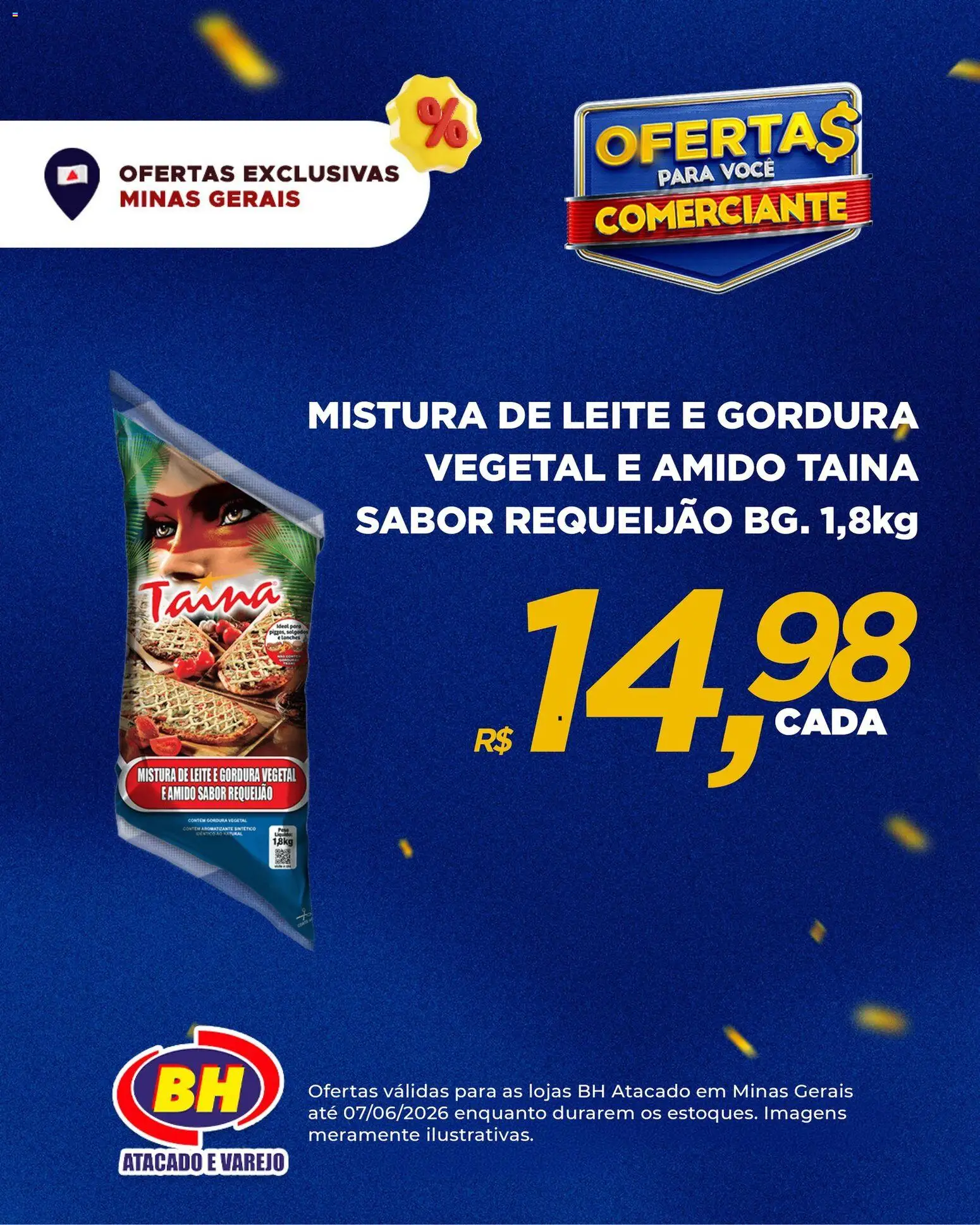 Supermercados BH Folheto - válido de 01.06.2026 | Página: 5 | Produtos: Leite, Requeijão