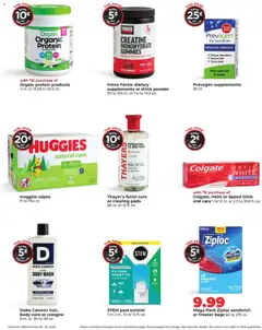 Preview of HyVee weekly ads valid from 18.05.2026 | Page: 15 | Products: Protein Powder, Fragrance, Body Wash, Toner