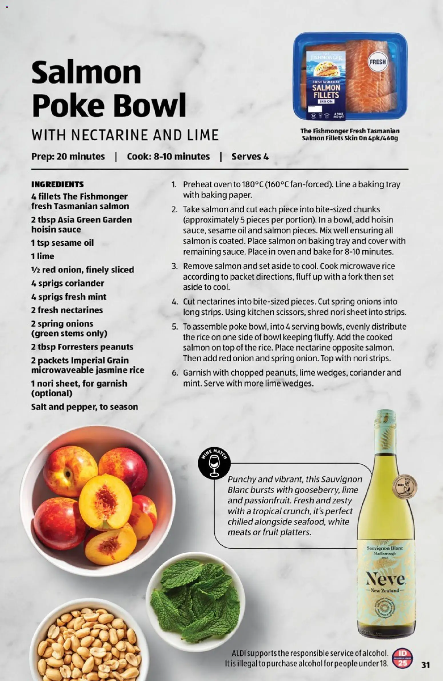 Aldi catalogue - valid from 13.11.2025 | Page: 31 | Products: Wine, Sauce, Lime, Nectarine