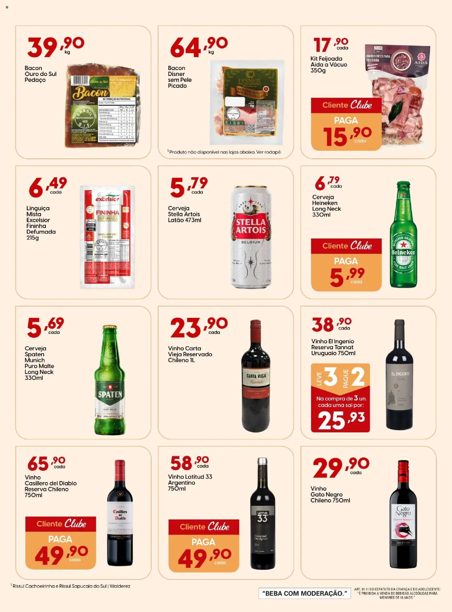 Rissul Folheto - válido de 14.05.2026 | Página: 11 | Produtos: Linguiça, Cerveja, Cerveja Heineken, Heineken
