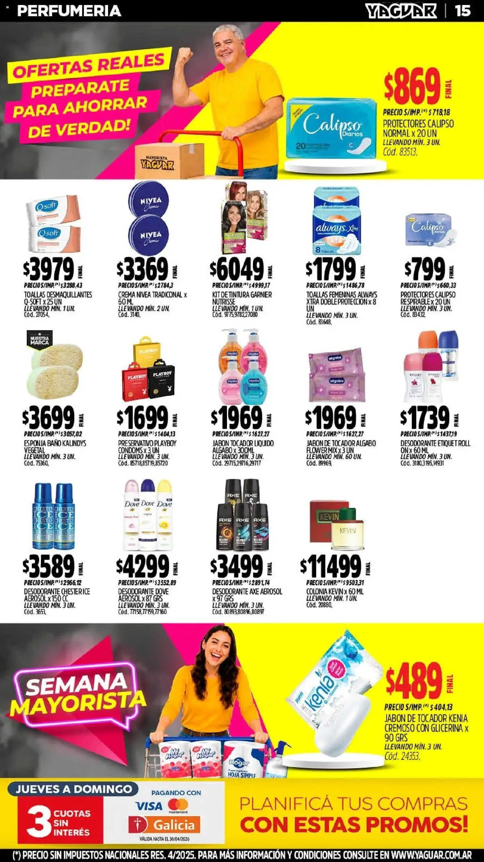 Yaguar - Oferta Semanal Trelew │ válido desde el 18.05.2026 | Página: 16 | Productos: Baño, Tintura, Jabón, Crema