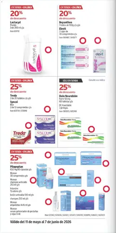 Vista previa de Costco catálogo Descuentos exclusivos, nuevo folleto de la tienda, válido en México a partir del 11.05.2026 | Página: 34 | Productos: Serum, Loción