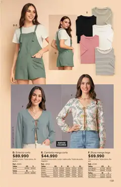 Leonisa catálogo C08/2026 -  Vista previa de la revista de la tienda Leonisa valido desde el 15.05.2026 | Página: 159 | Productos: Camiseta, Blusa, Enterizo