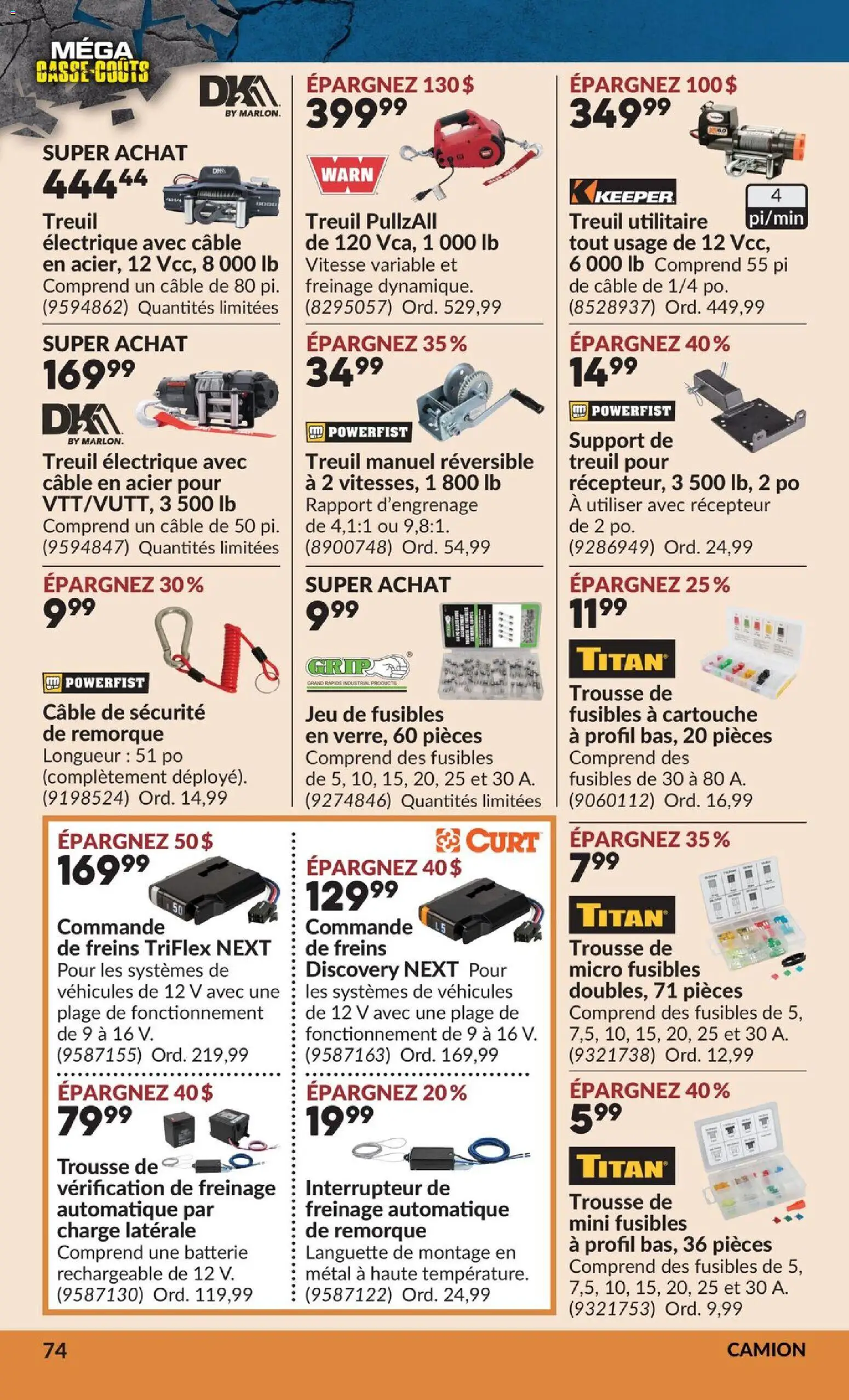 Princess Auto flyer valid from Sep 8, 2026 | Page: 78 | Products: Cable