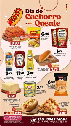 São Judas Tadeu ofertas Dia do Cachorro Quente - Pré-Visualização do folheto da loja São Judas Tadeu, válido de 09/09/2026 | Página: 1
