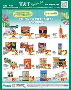 Preview of T&T Supermarket flyer from shop T&T Supermarket valid from Jul 10, 2026