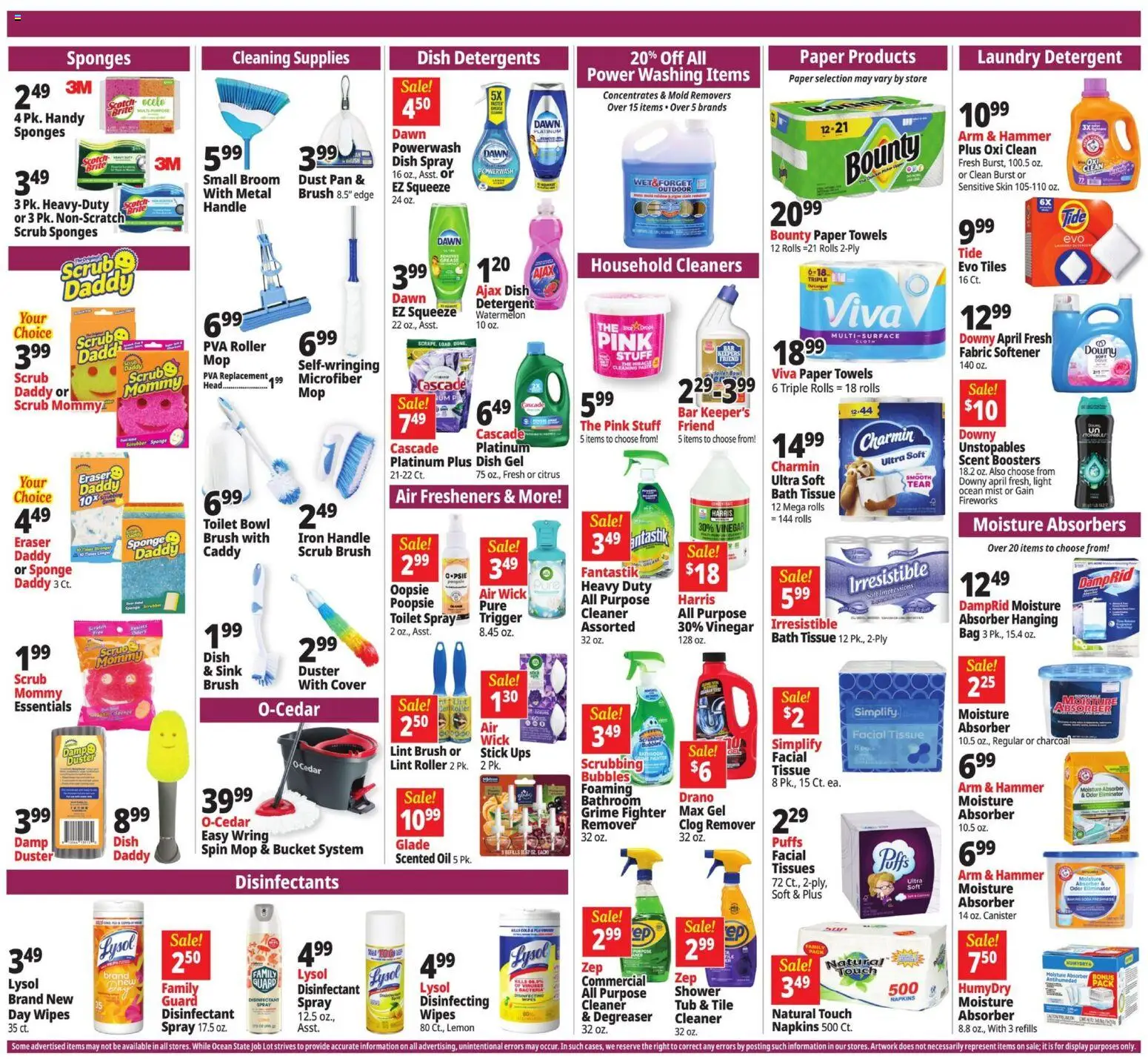 Ocean State Job Lot Weekly Ad - MA - valid from 09/10/2026 | Page: 10 | Products: Hammer, Sponges, Fireworks, Iron