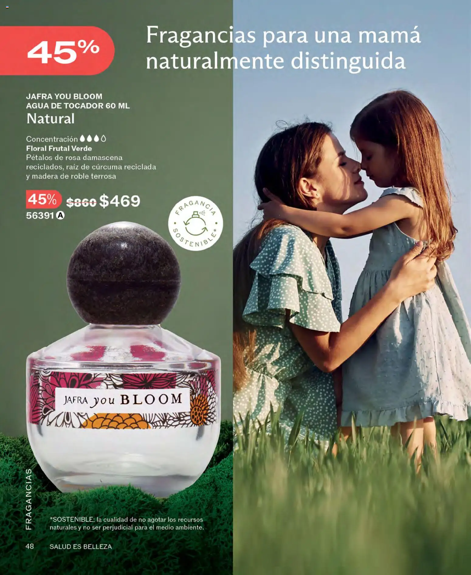 Nuevas ofertas de JAFRA válidas en toda la República Mexicana desde el 01.04.2026. ¡Encuentra las mejores ofertas en JAFRA catálogo! | Página: 48 | Productos: Agua, Cúrcuma, Fragancia