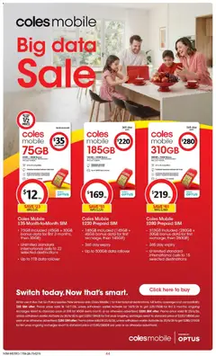Preview of Coles catalogue - valid from 17.06.2026 | Page: 44 | Products: Mobile